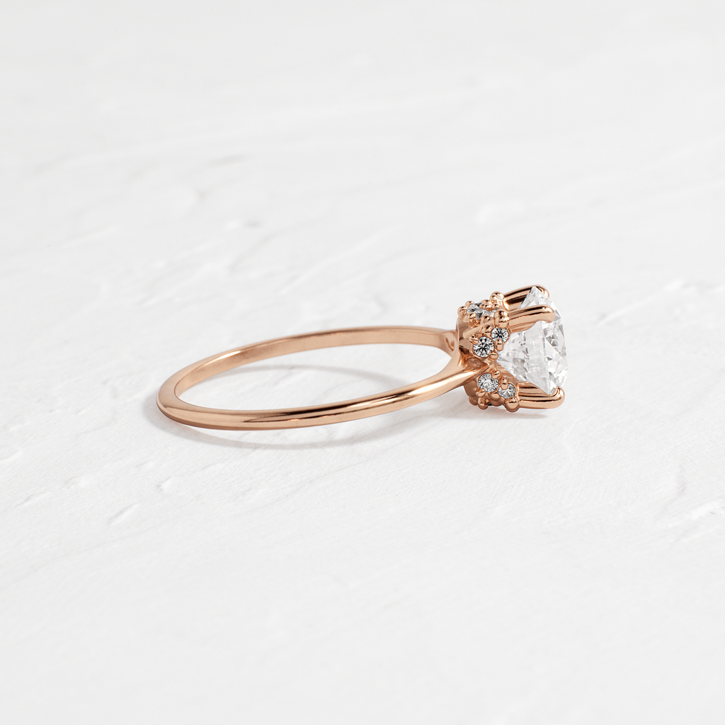 Solitaire-Oval Lab Grown Diamond Engagement Ring