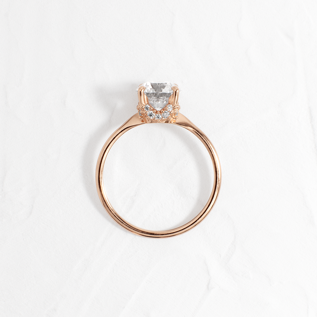 Solitaire-Oval Lab Grown Diamond Engagement Ring