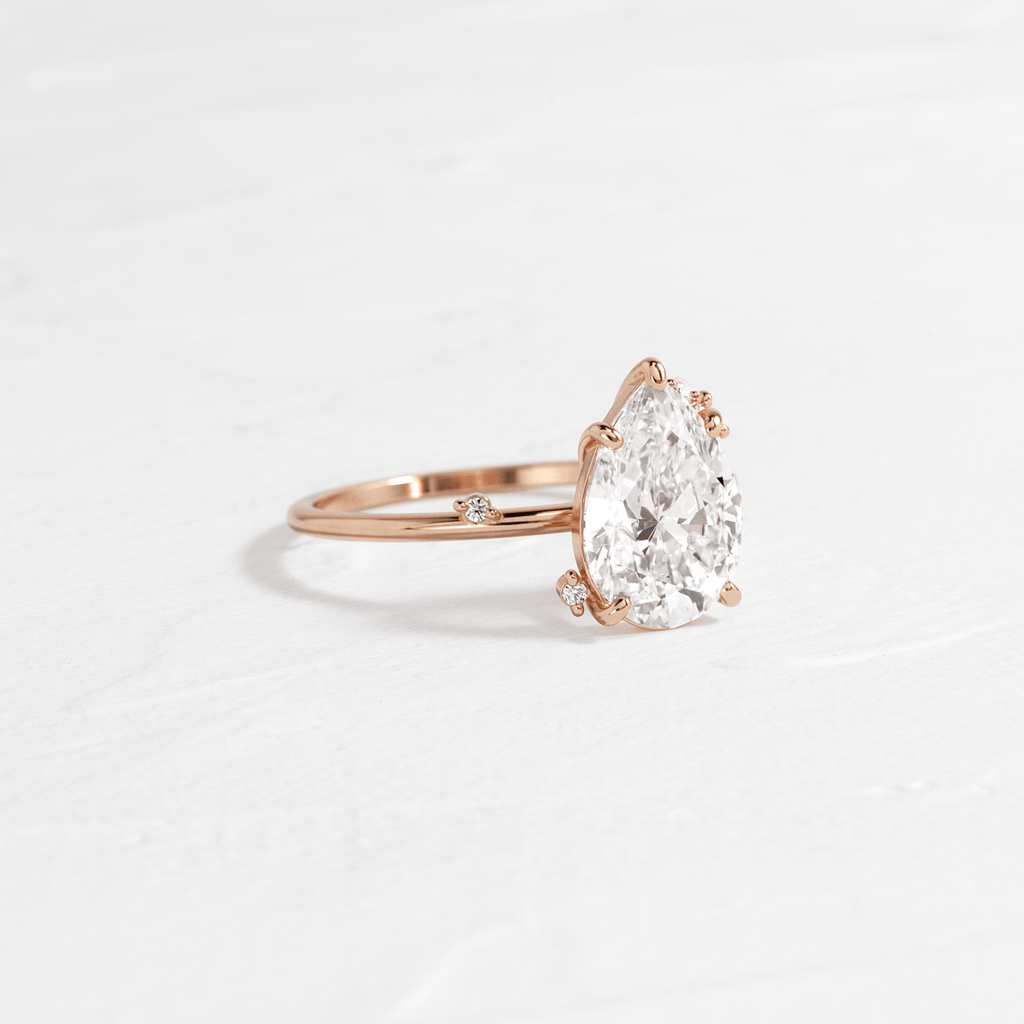 Solitaire-Oval Lab Grown Diamond Engagement Ring