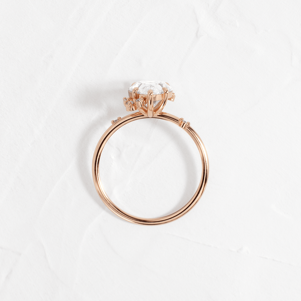 Solitaire-Oval Lab Grown Diamond Engagement Ring