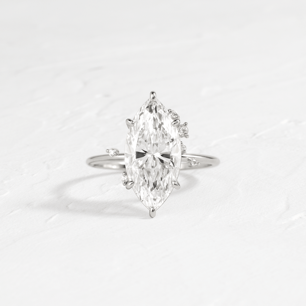 Solitaire-Oval Lab Grown Diamond Engagement Ring