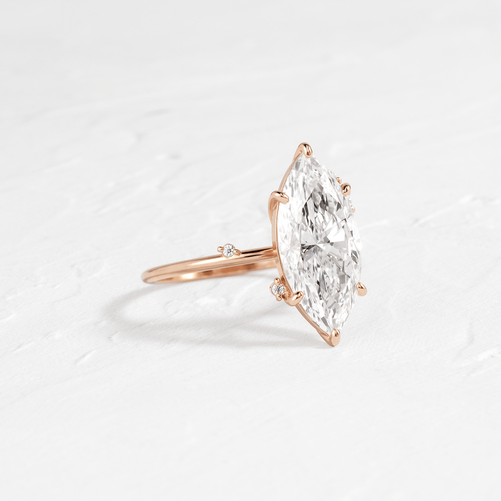 Solitaire-Oval Lab Grown Diamond Engagement Ring