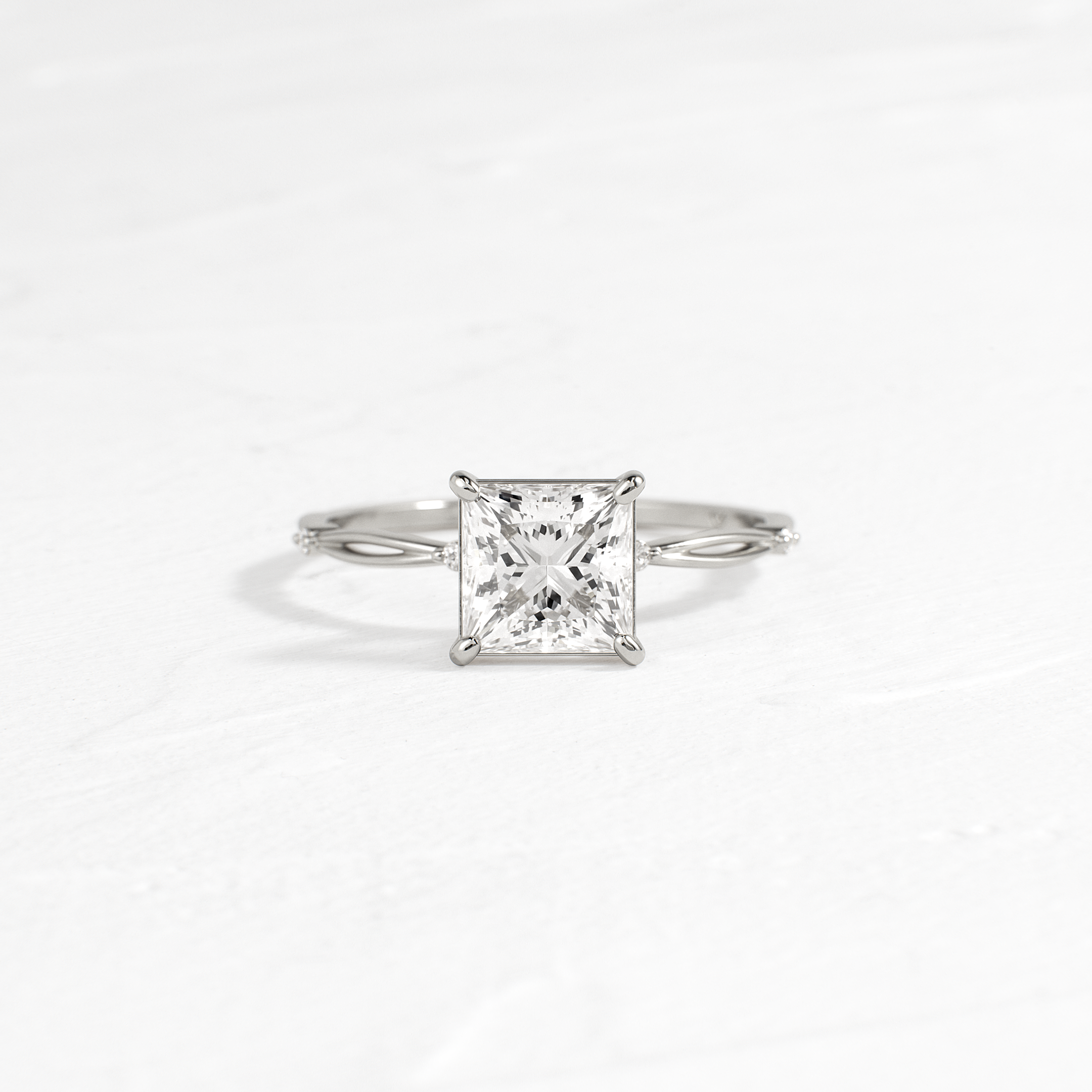 Solitaire-Oval Lab Grown Diamond Engagement Ring