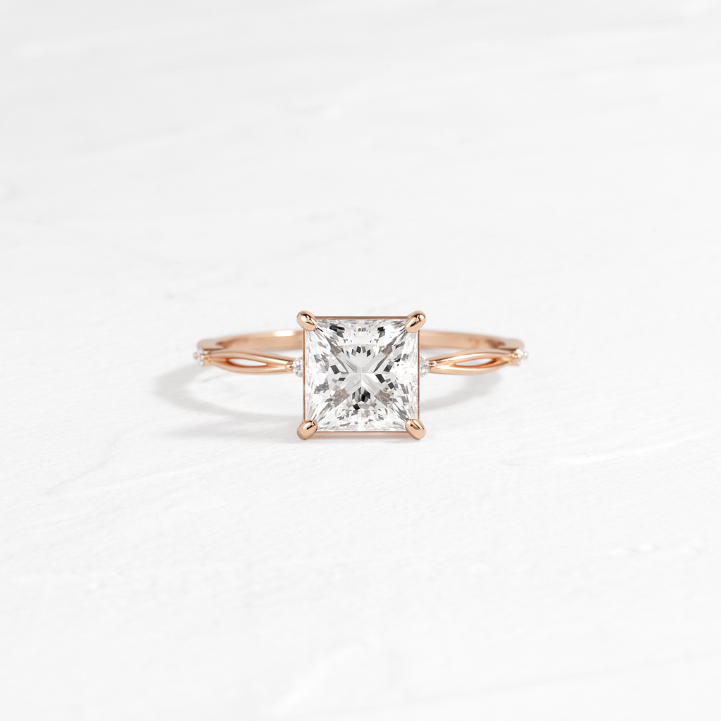Solitaire-Oval Lab Grown Diamond Engagement Ring