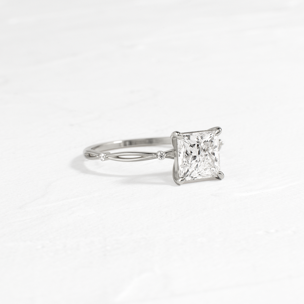 Solitaire-Oval Lab Grown Diamond Engagement Ring