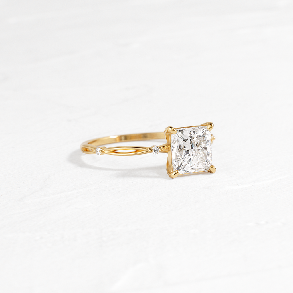 Solitaire-Oval Lab Grown Diamond Engagement Ring