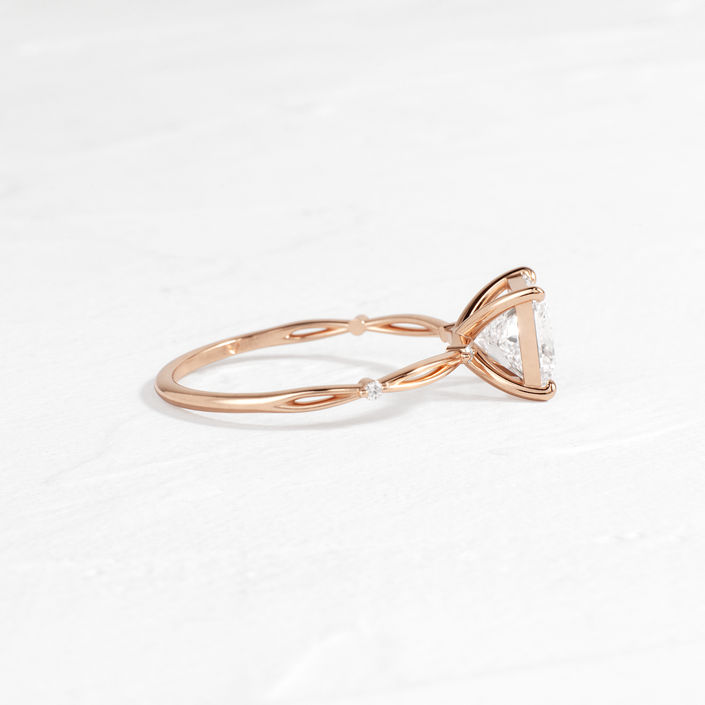 Solitaire-Oval Lab Grown Diamond Engagement Ring