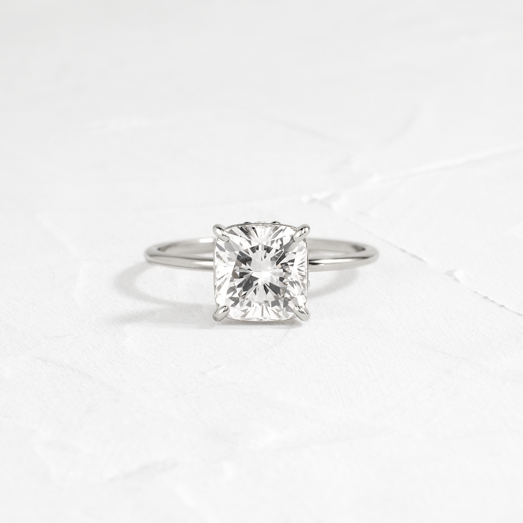 Solitaire-Oval Lab Grown Diamond Engagement Ring