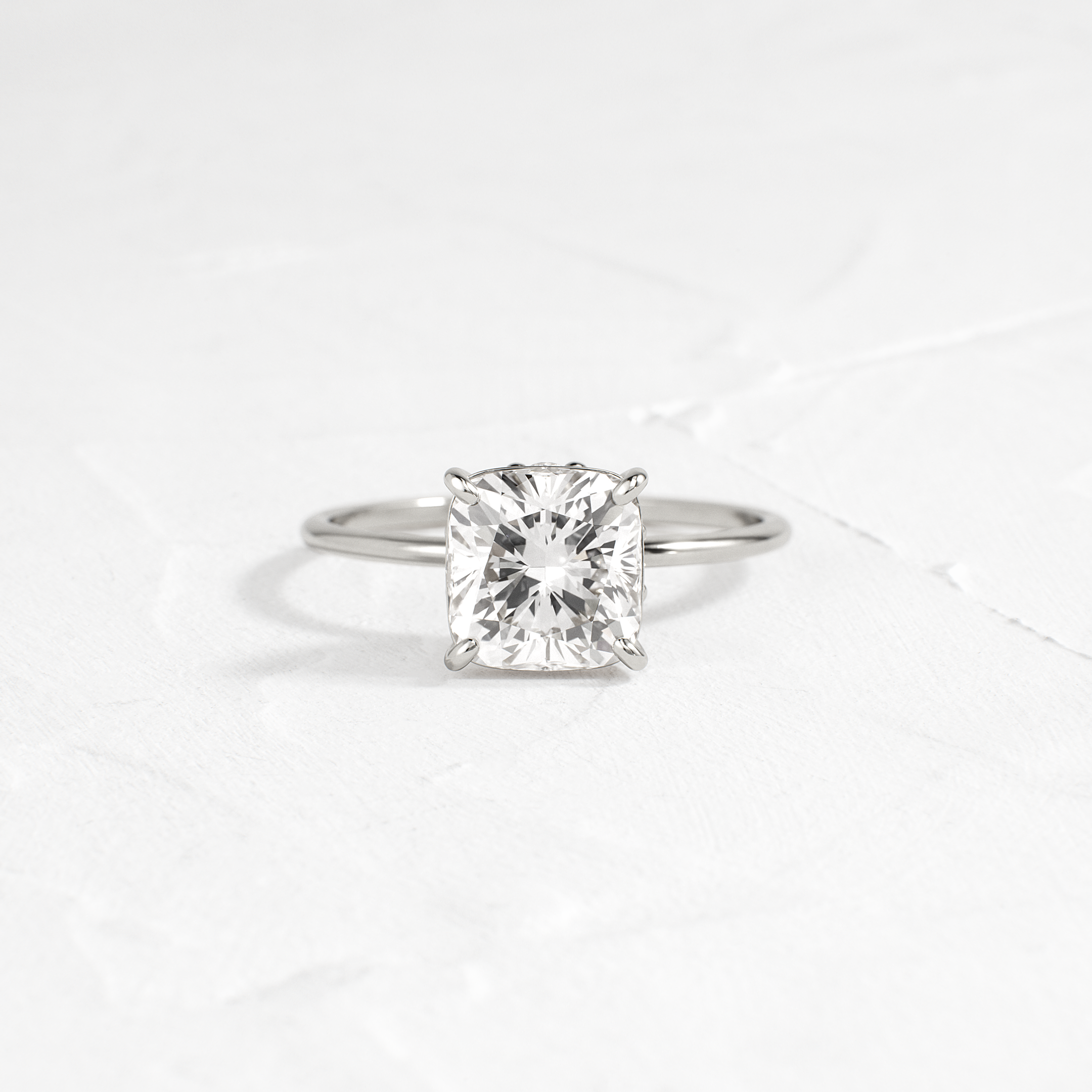 Solitaire-Oval Lab Grown Diamond Engagement Ring