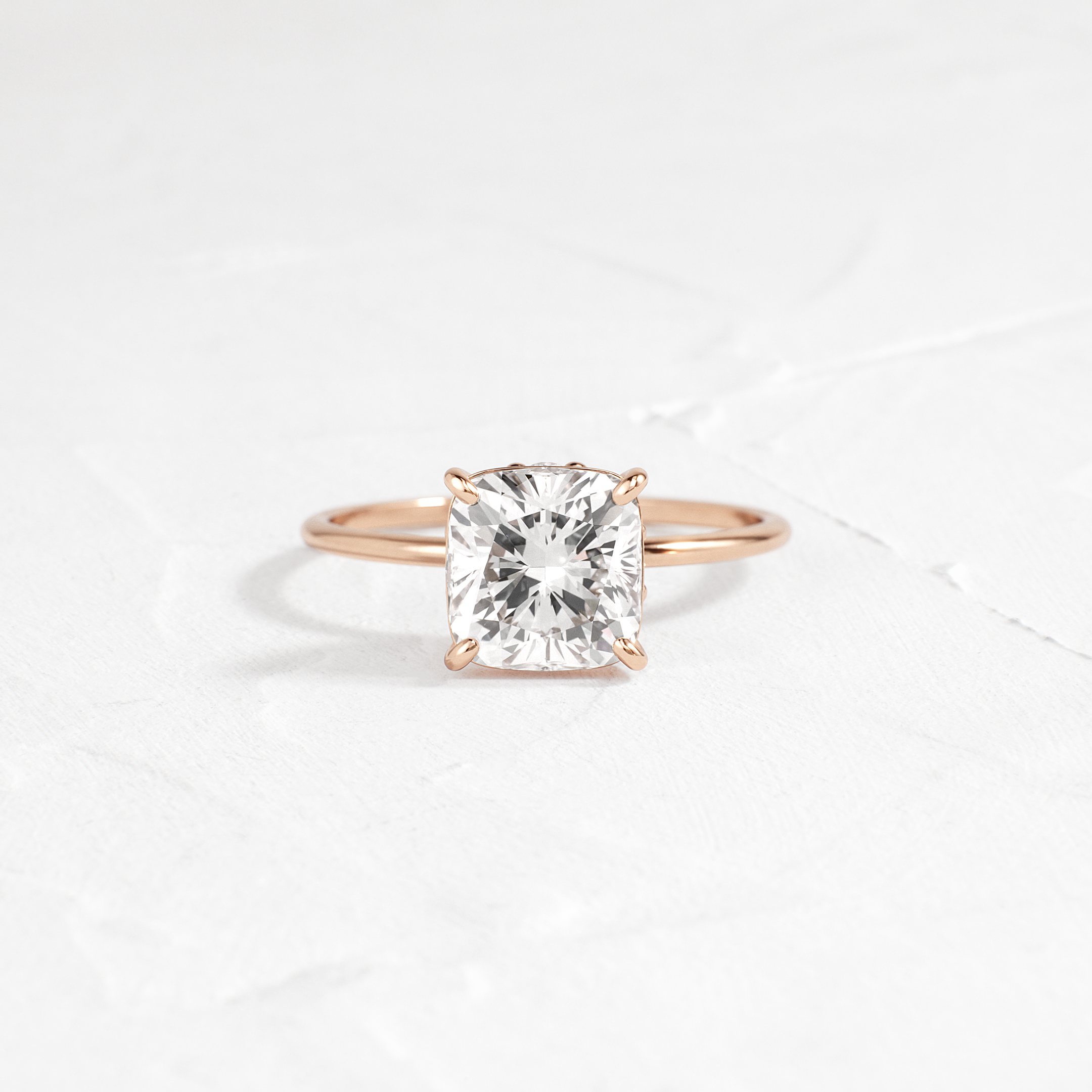 Solitaire-Oval Lab Grown Diamond Engagement Ring