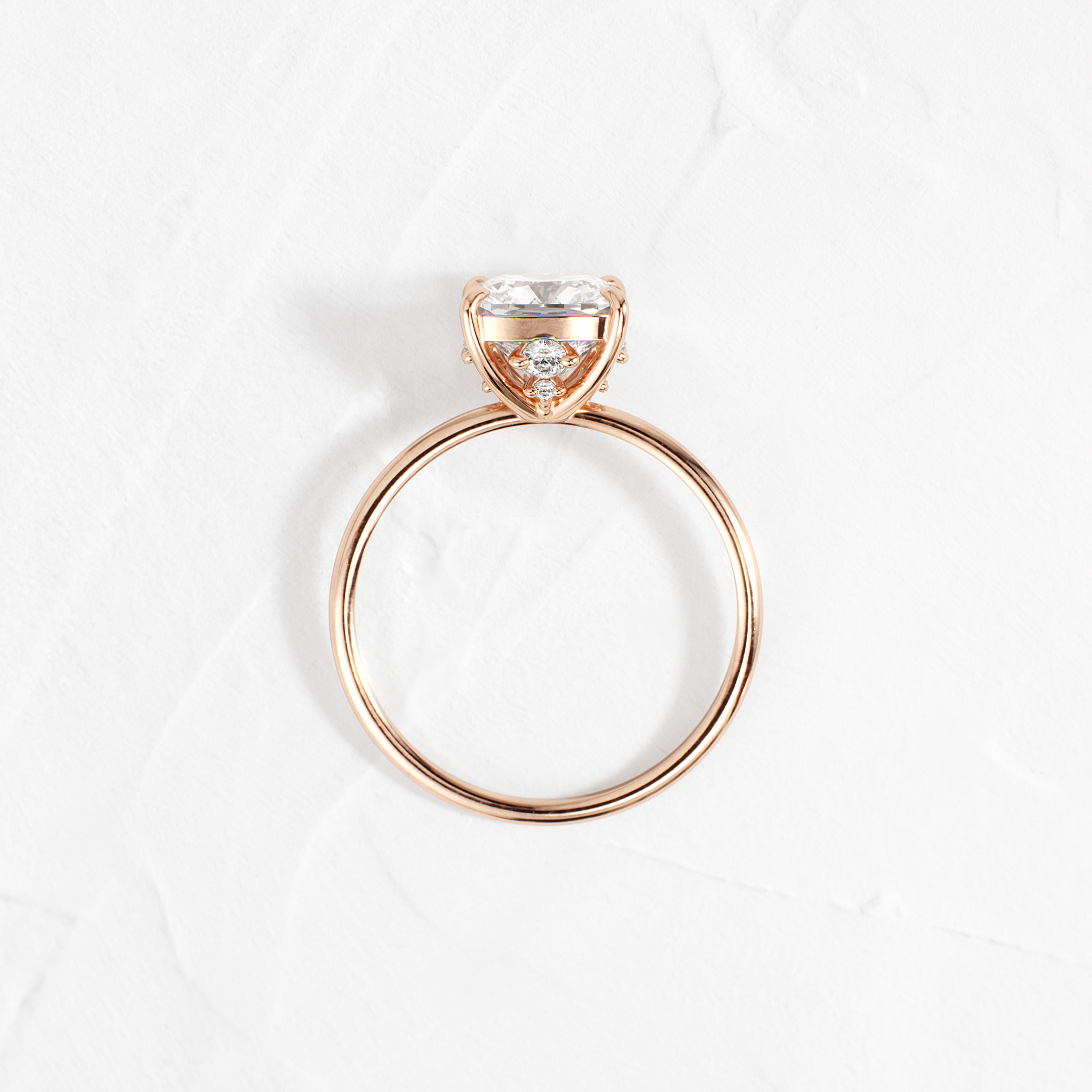 Solitaire-Oval Lab Grown Diamond Engagement Ring