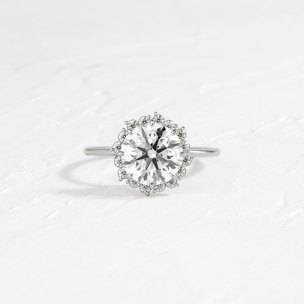 Solitaire-Oval Lab Grown Diamond Engagement Ring