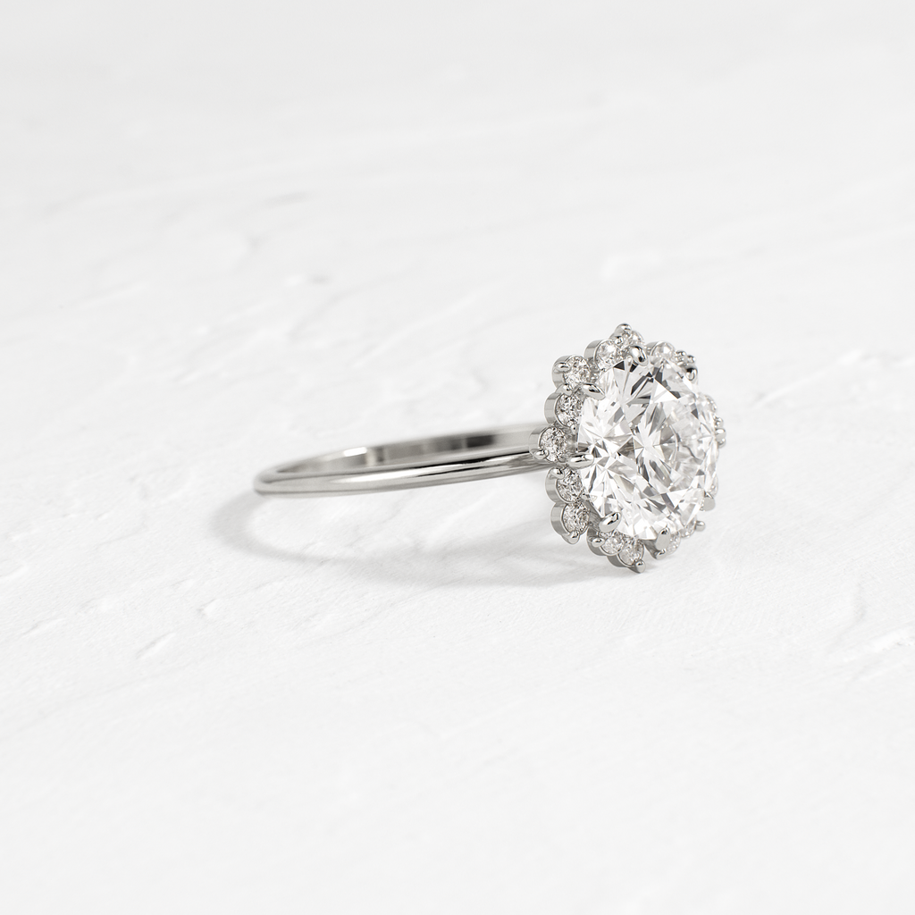 Solitaire-Oval Lab Grown Diamond Engagement Ring