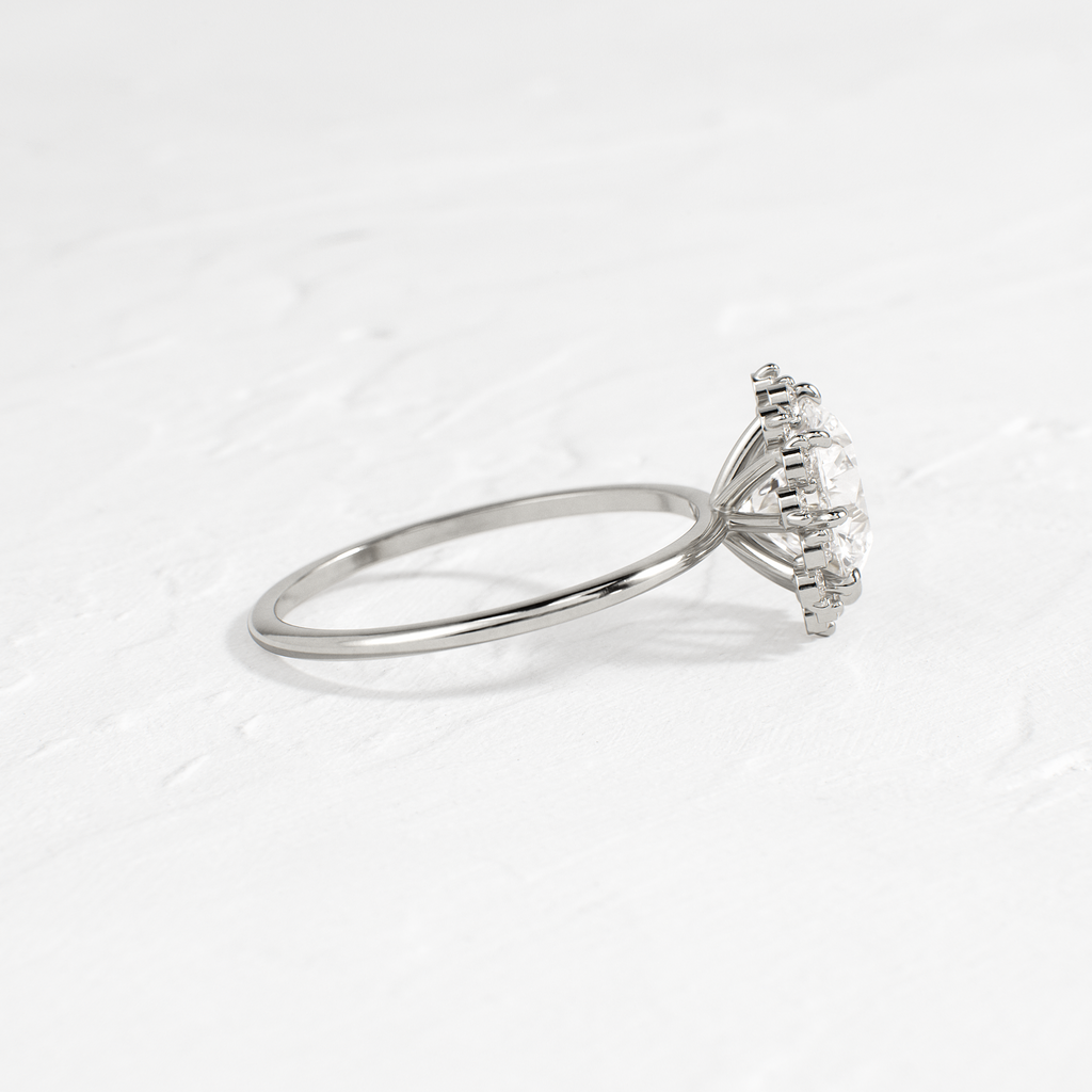 Solitaire-Oval Lab Grown Diamond Engagement Ring