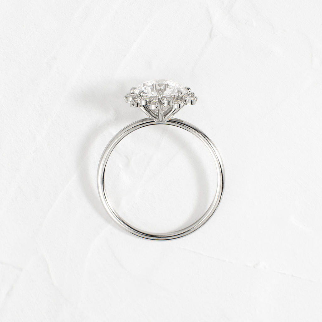 Solitaire-Oval Lab Grown Diamond Engagement Ring