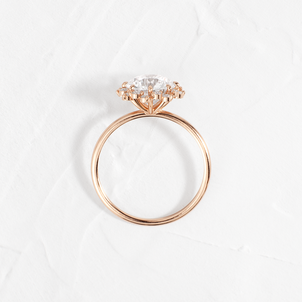 Solitaire-Oval Lab Grown Diamond Engagement Ring