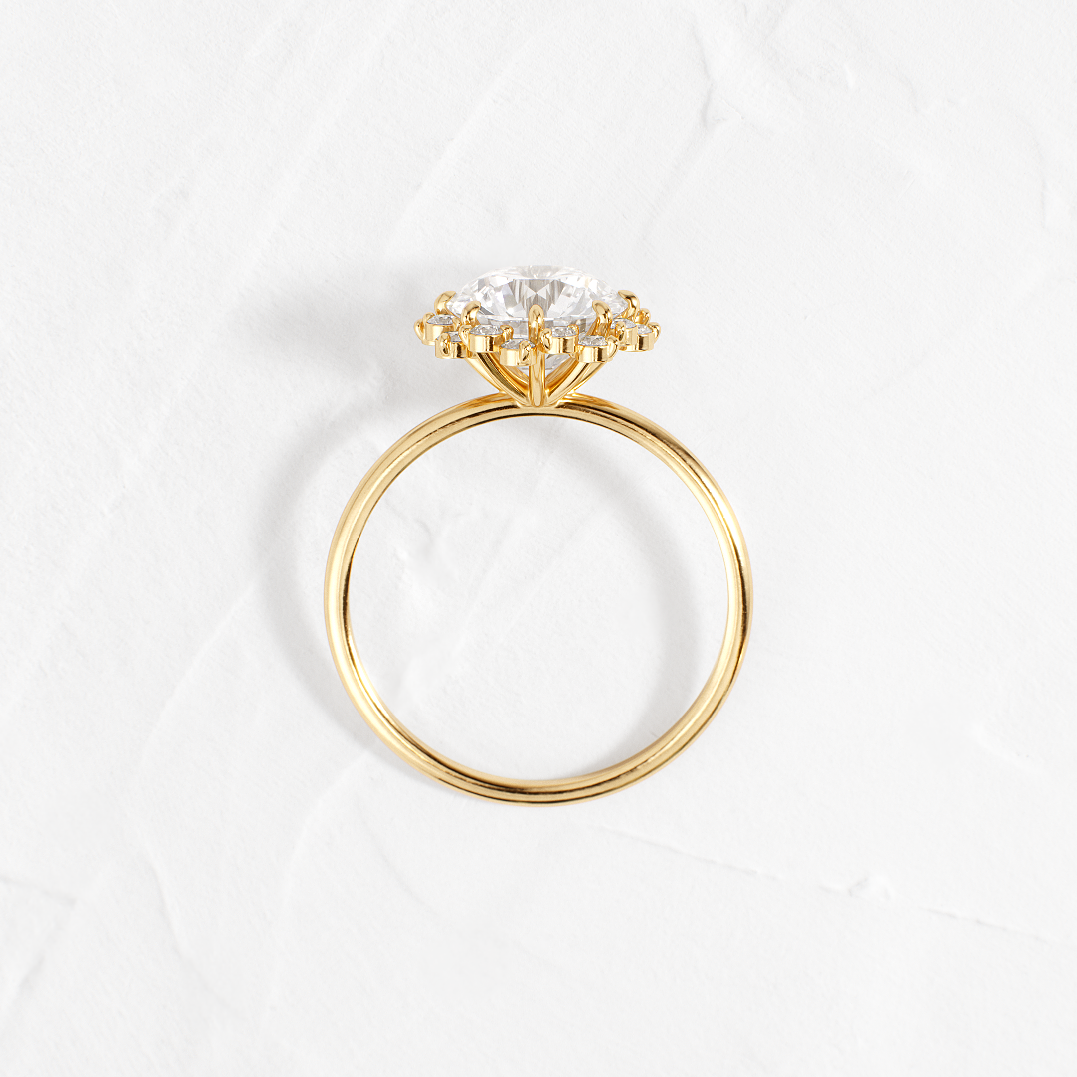 Solitaire-Oval Lab Grown Diamond Engagement Ring