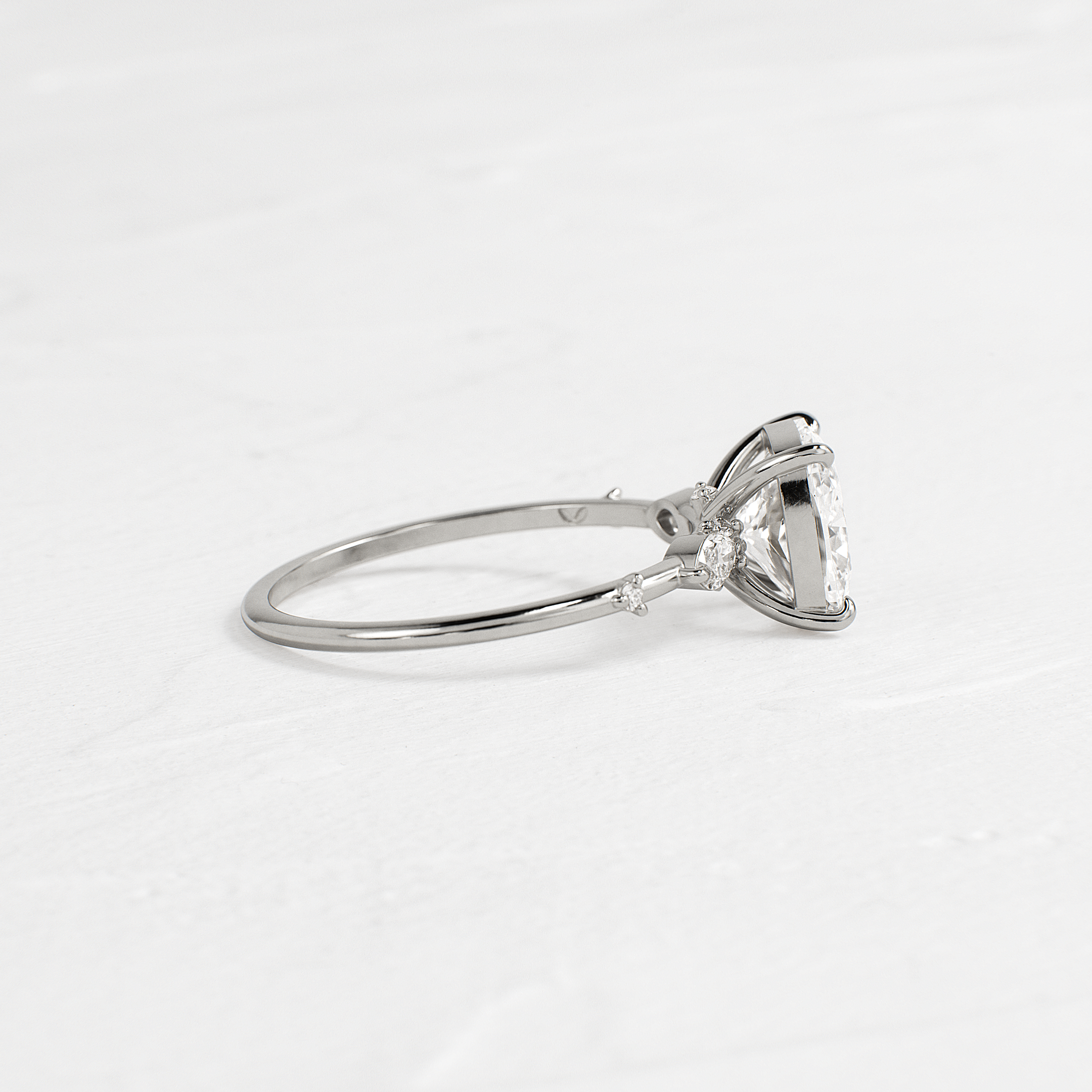 Solitaire-Oval Lab Grown Diamond Engagement Ring