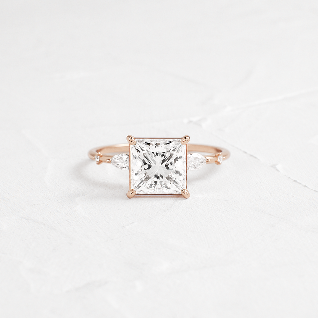 Solitaire-Oval Lab Grown Diamond Engagement Ring