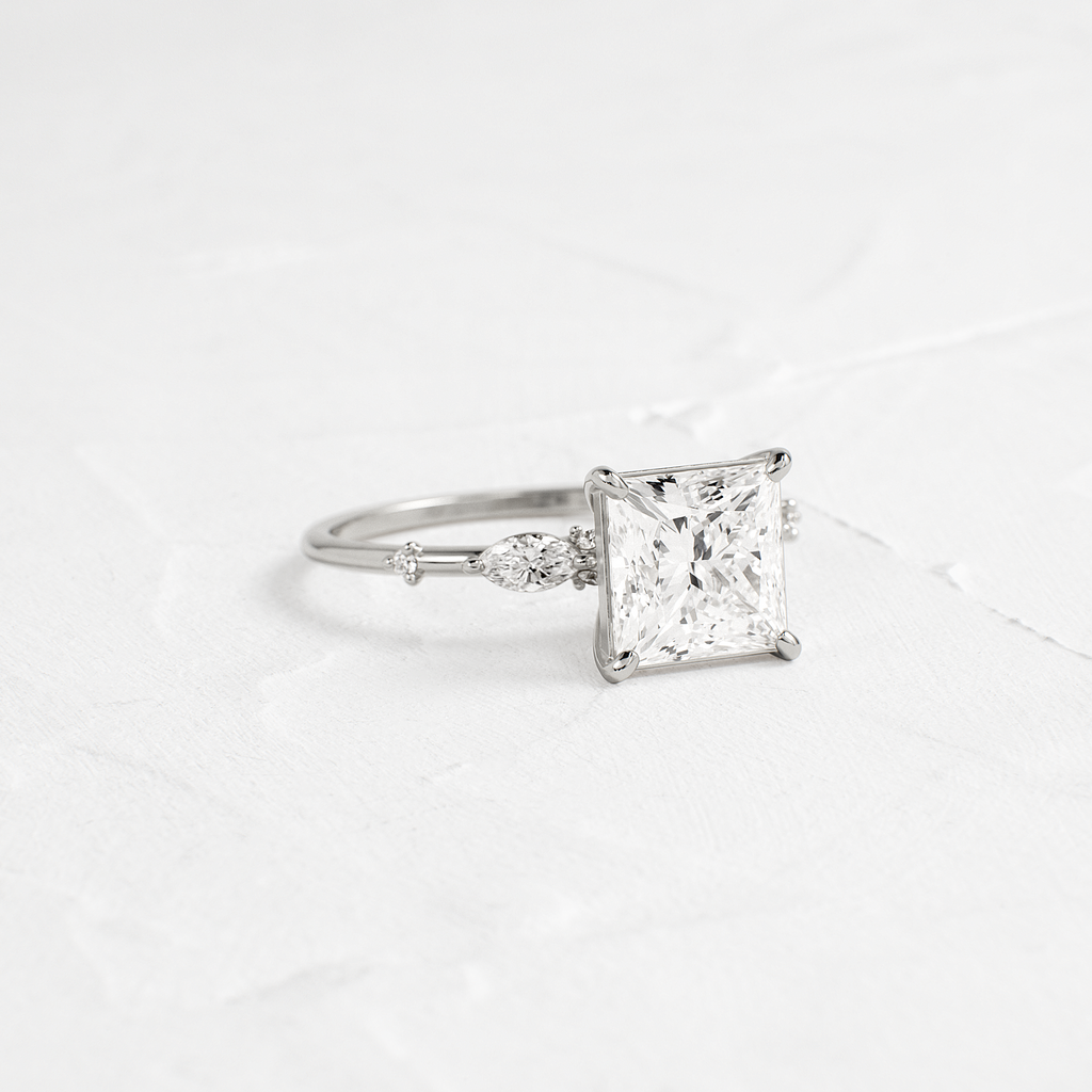 Solitaire-Oval Lab Grown Diamond Engagement Ring