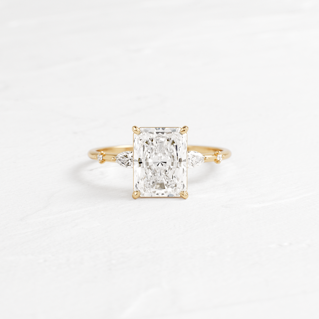 Solitaire-Oval Lab Grown Diamond Engagement Ring