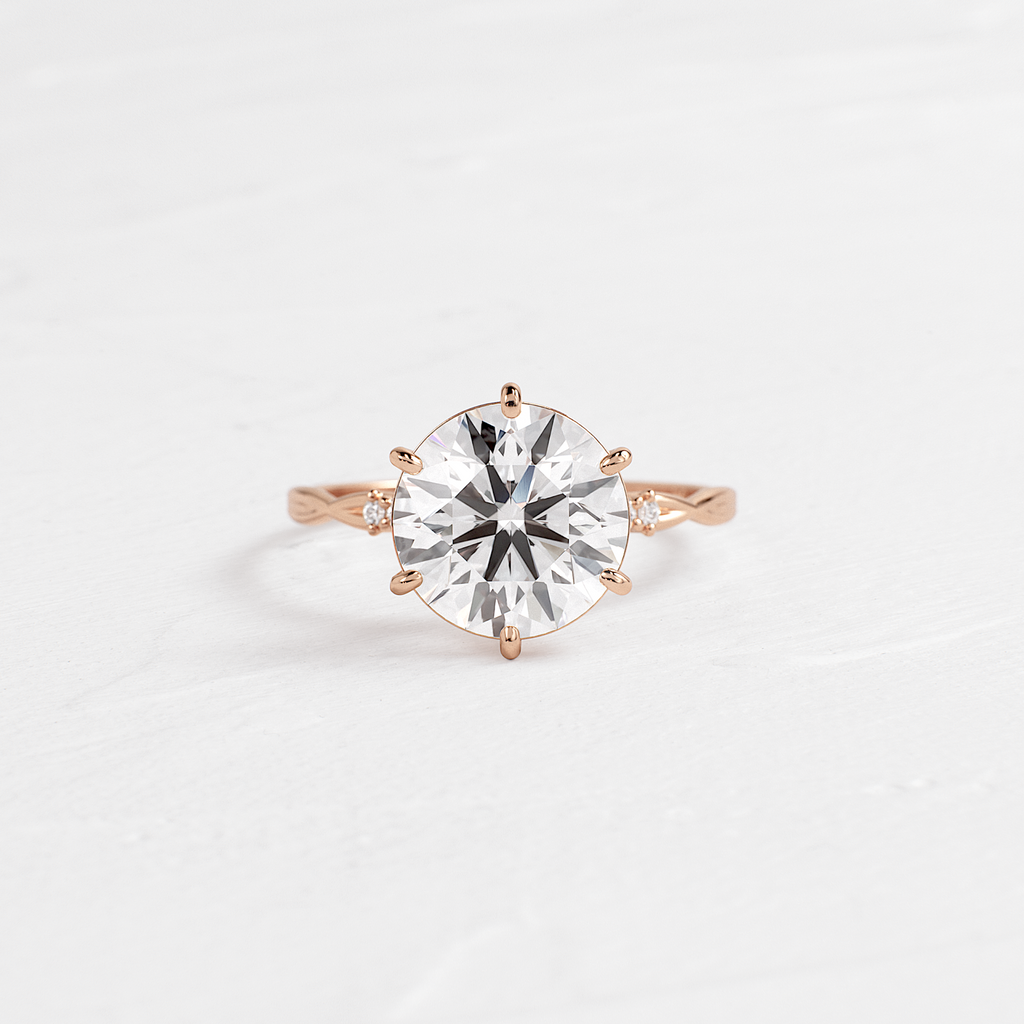 Solitaire-Oval Lab Grown Diamond Engagement Ring
