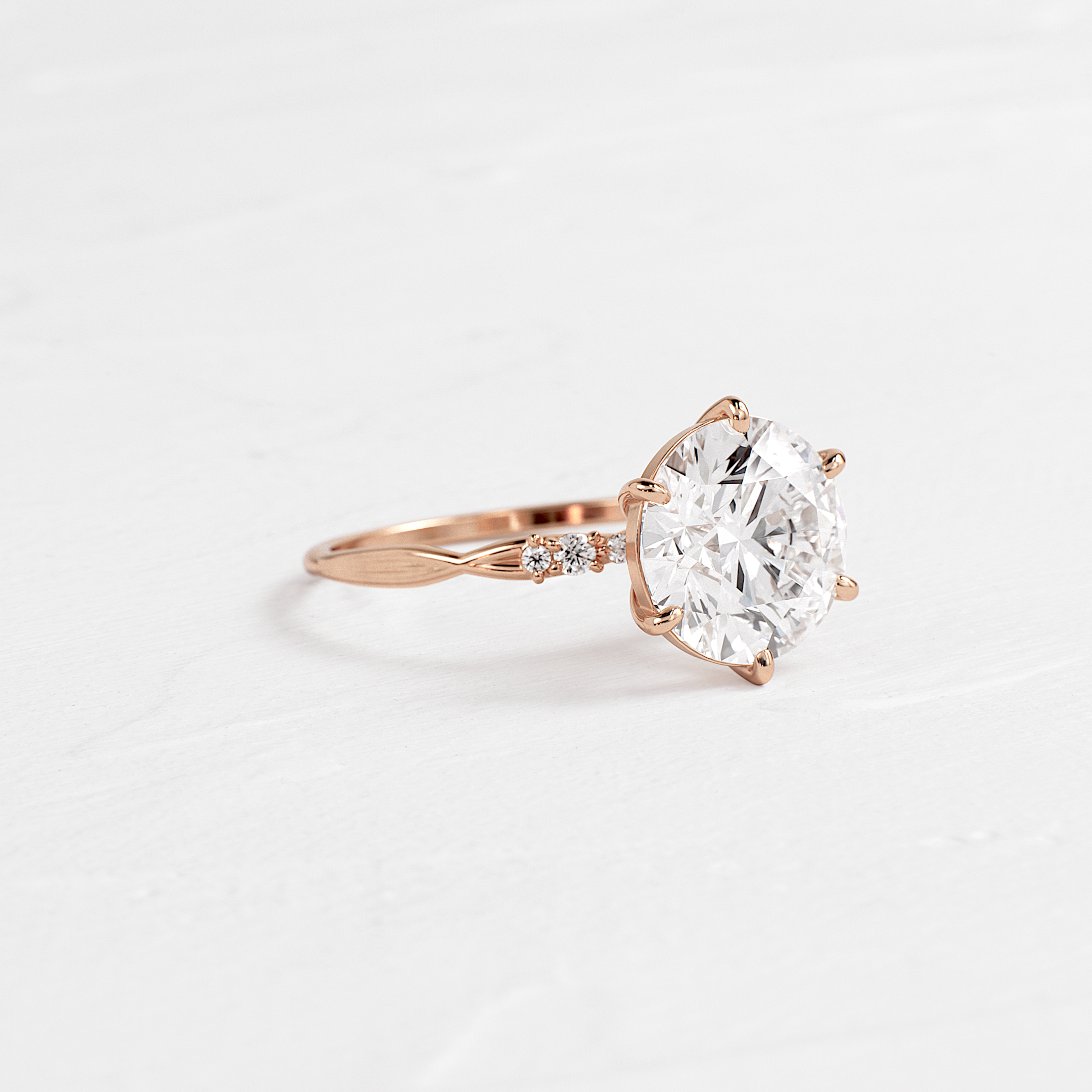 Solitaire-Oval Lab Grown Diamond Engagement Ring