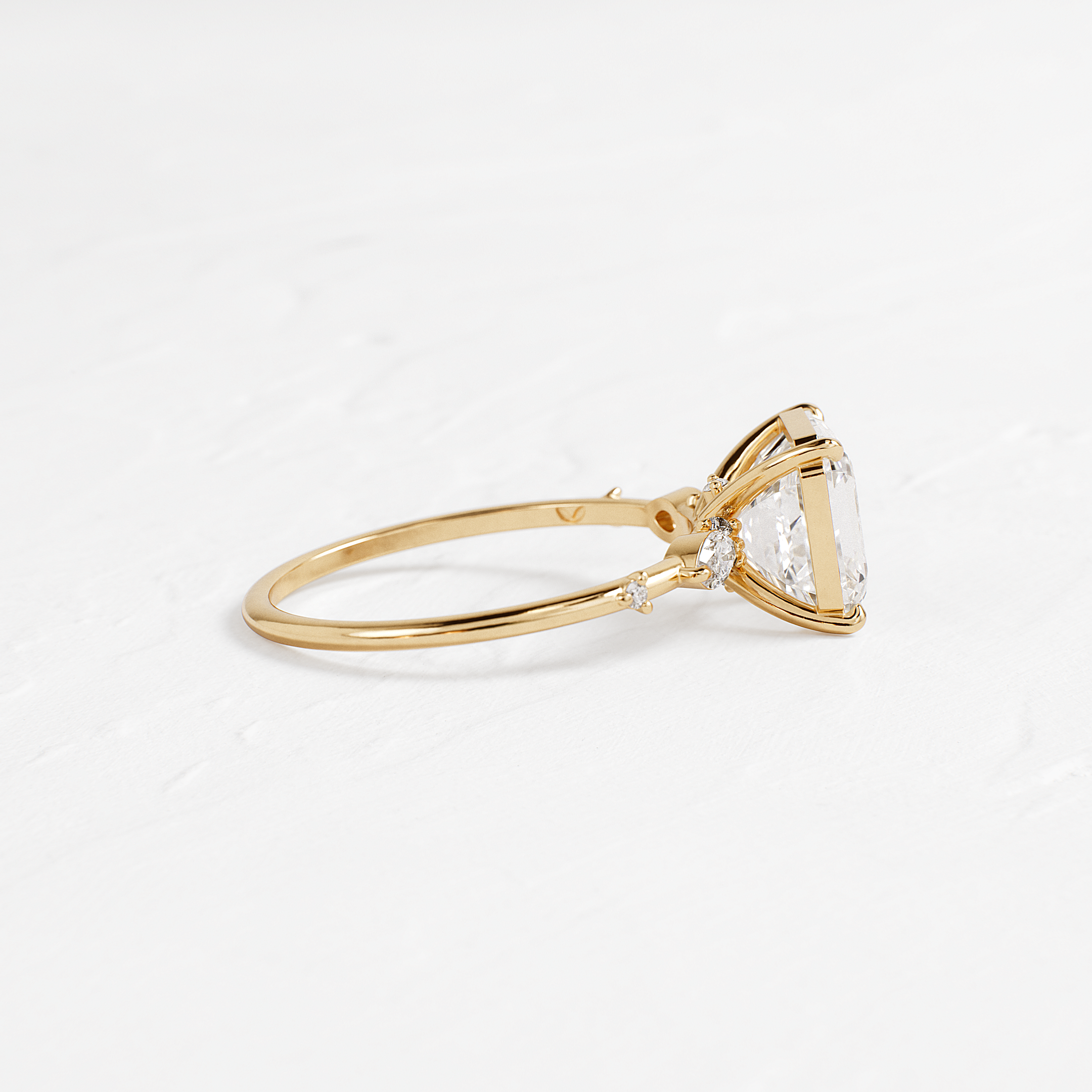 Solitaire-Oval Lab Grown Diamond Engagement Ring
