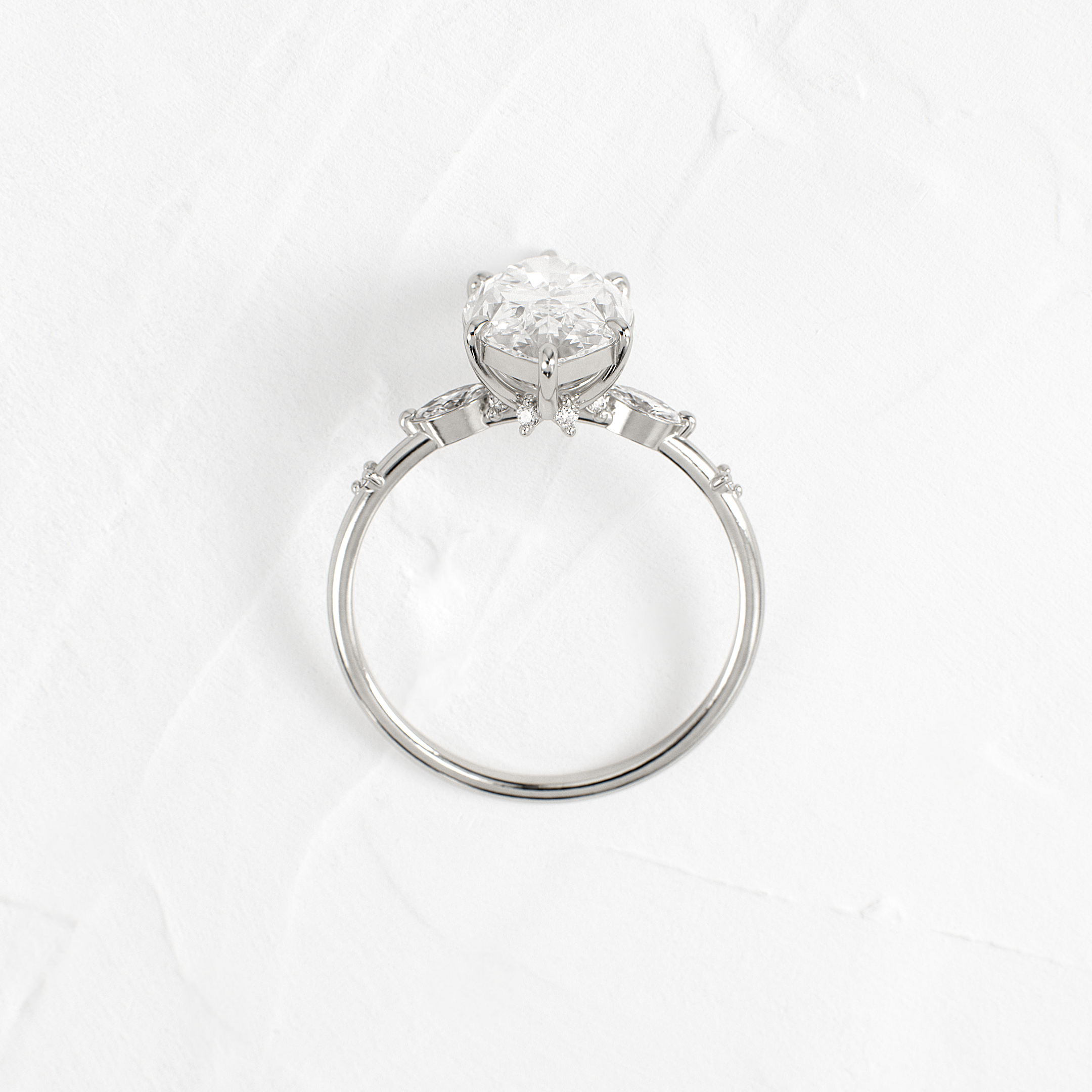 Solitaire-Oval Lab Grown Diamond Engagement Ring