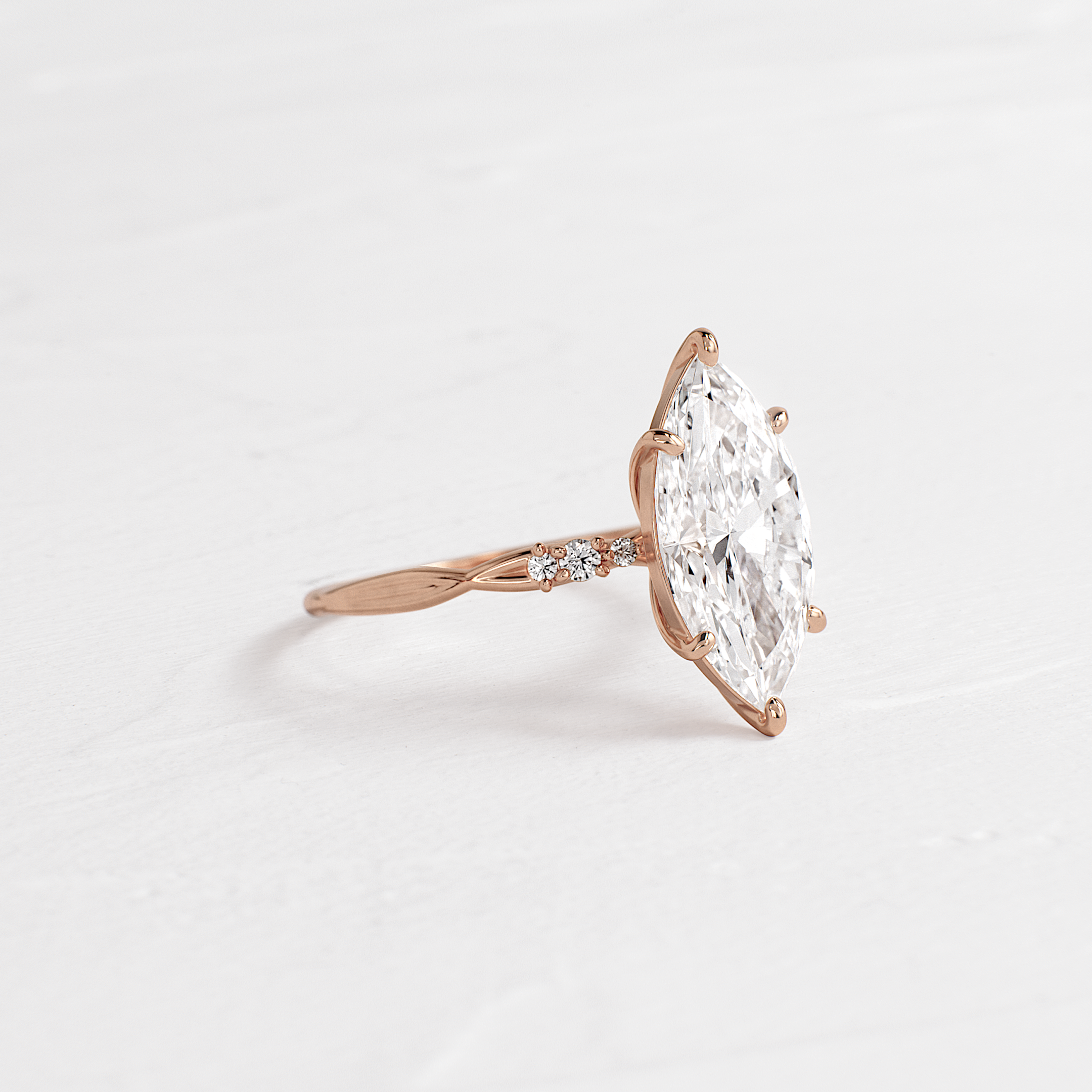 Solitaire-Oval Lab Grown Diamond Engagement Ring