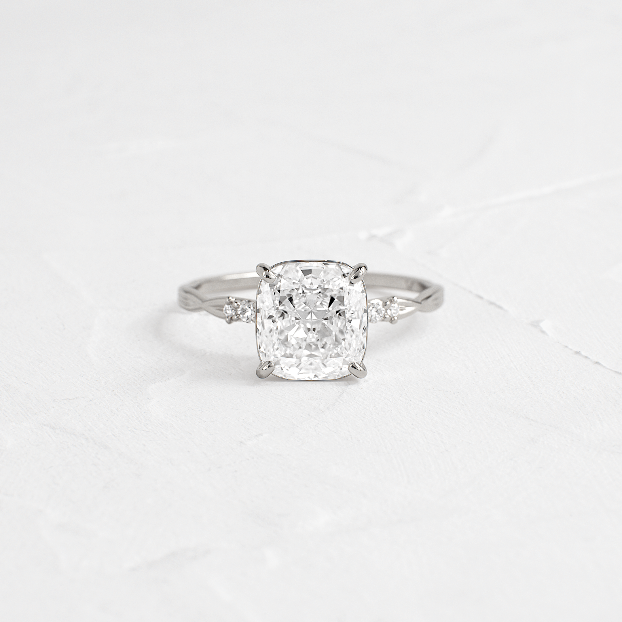 Solitaire-Oval Lab Grown Diamond Engagement Ring