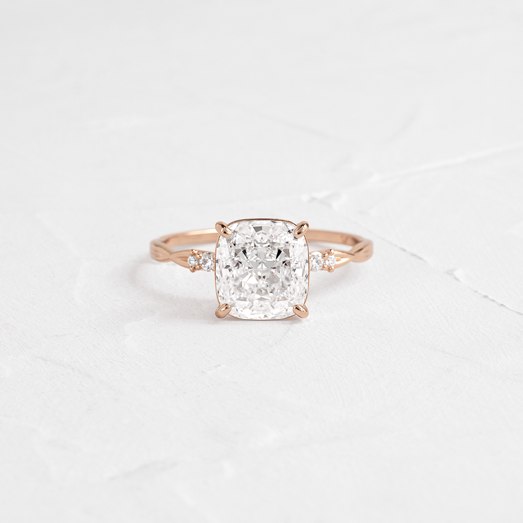 Solitaire-Oval Lab Grown Diamond Engagement Ring