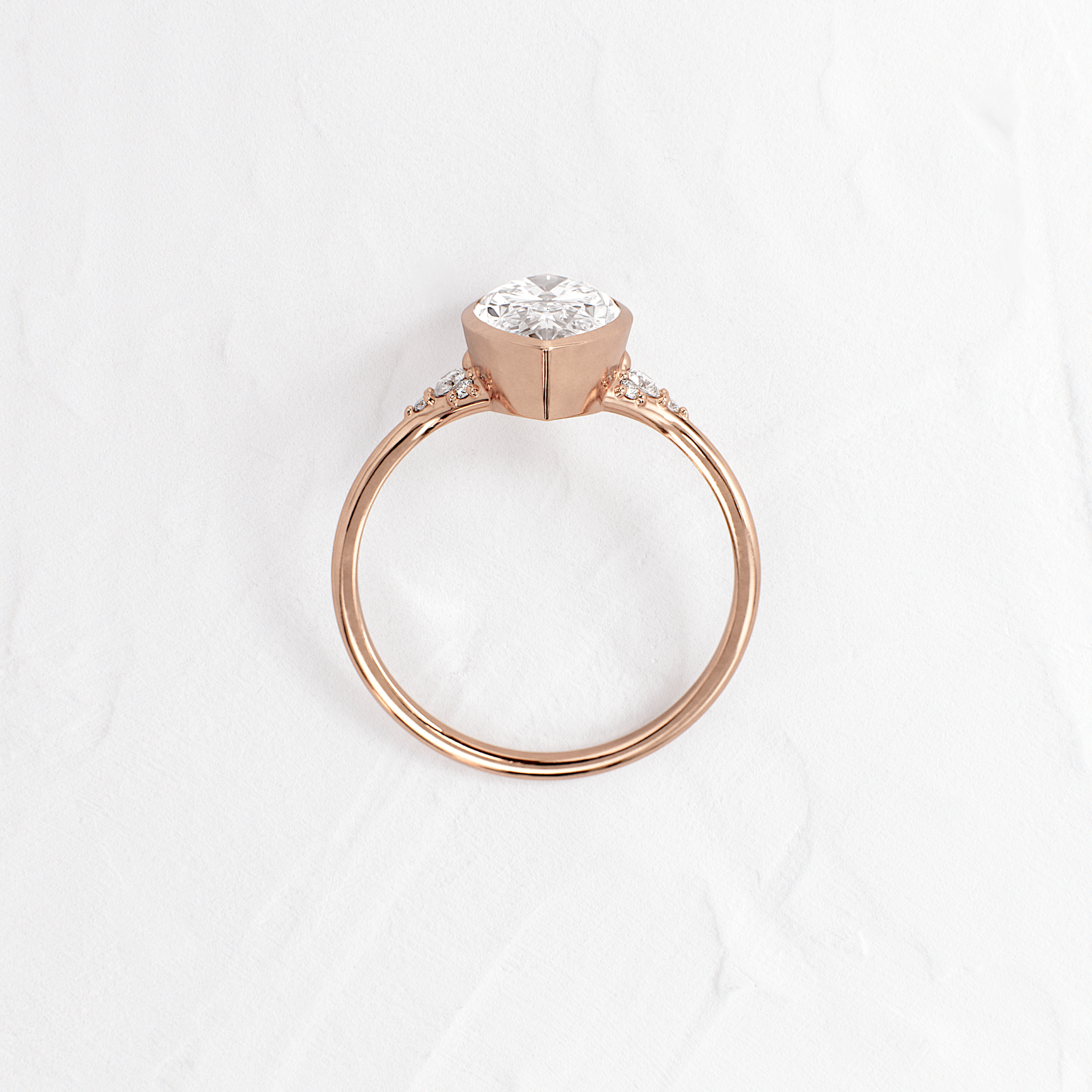 Solitaire-Oval Lab Grown Diamond Engagement Ring