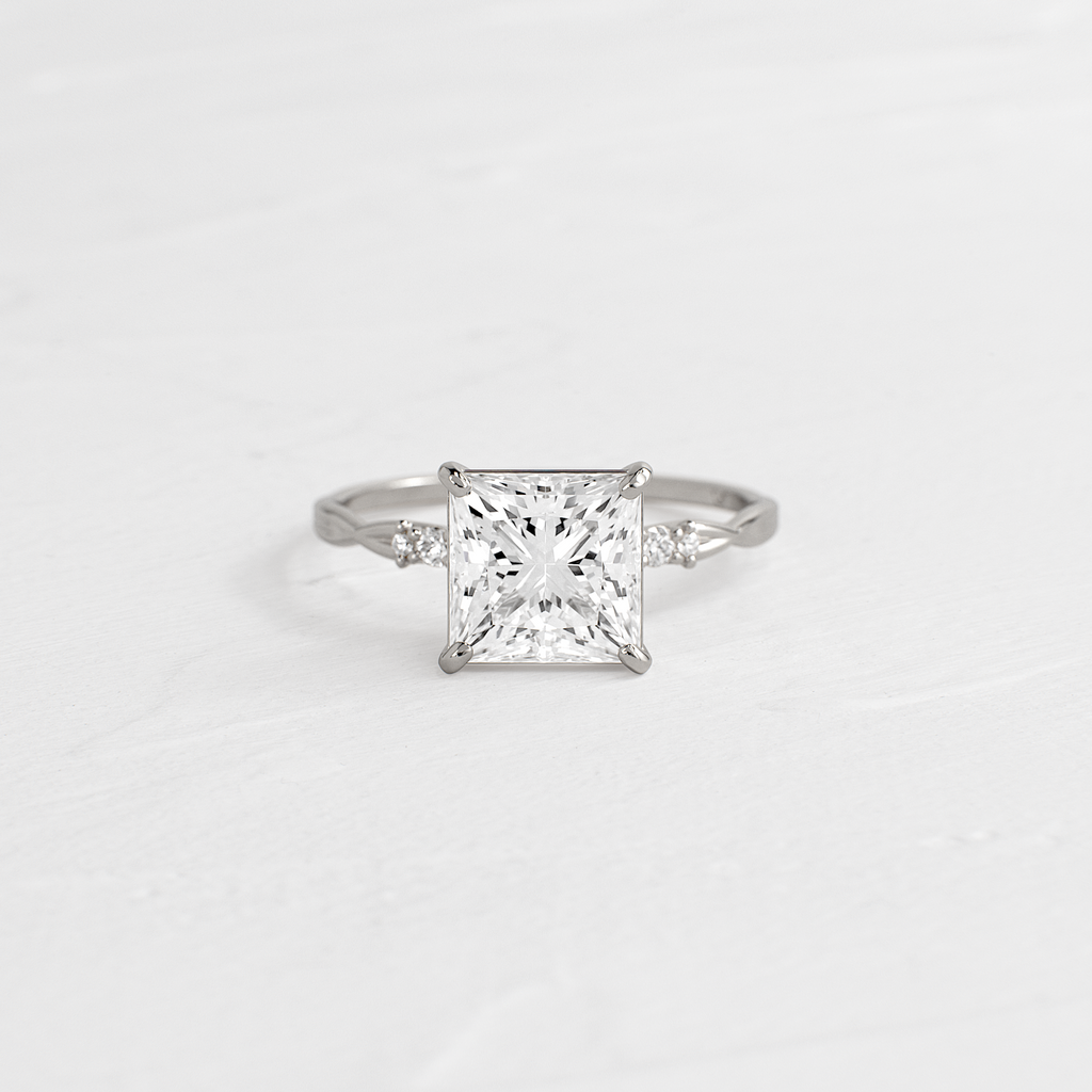 Solitaire-Oval Lab Grown Diamond Engagement Ring