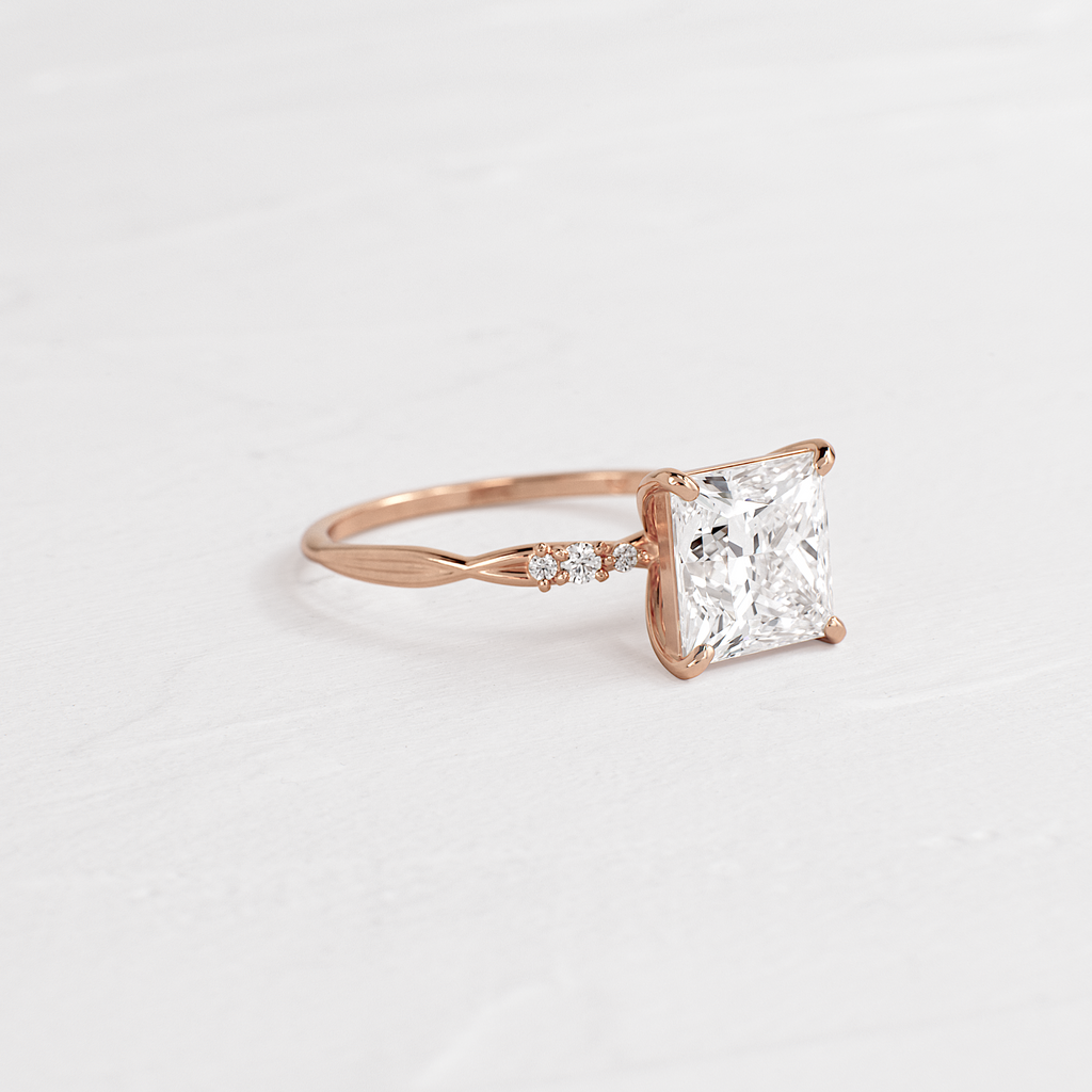 Solitaire-Oval Lab Grown Diamond Engagement Ring