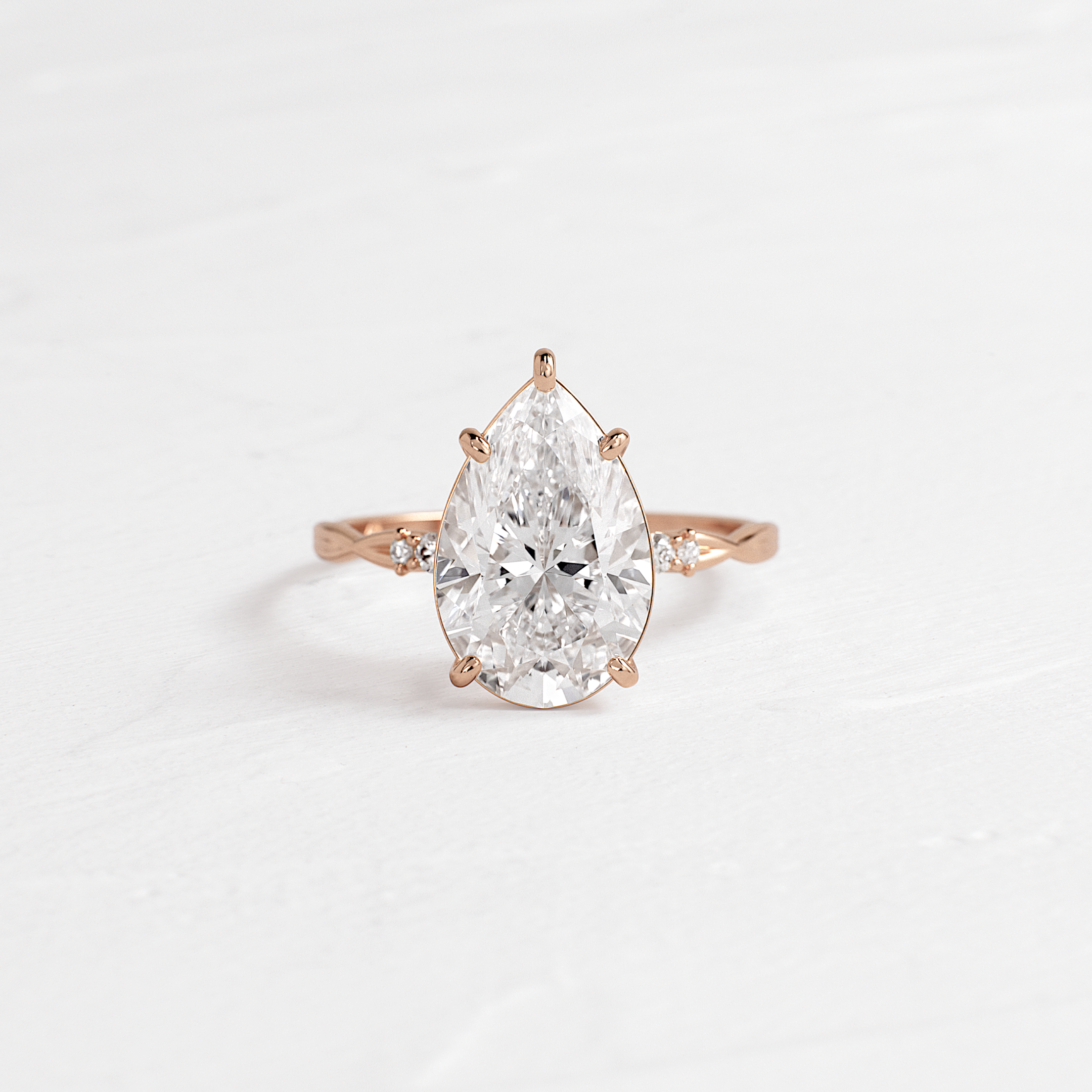 Solitaire-Oval Lab Grown Diamond Engagement Ring