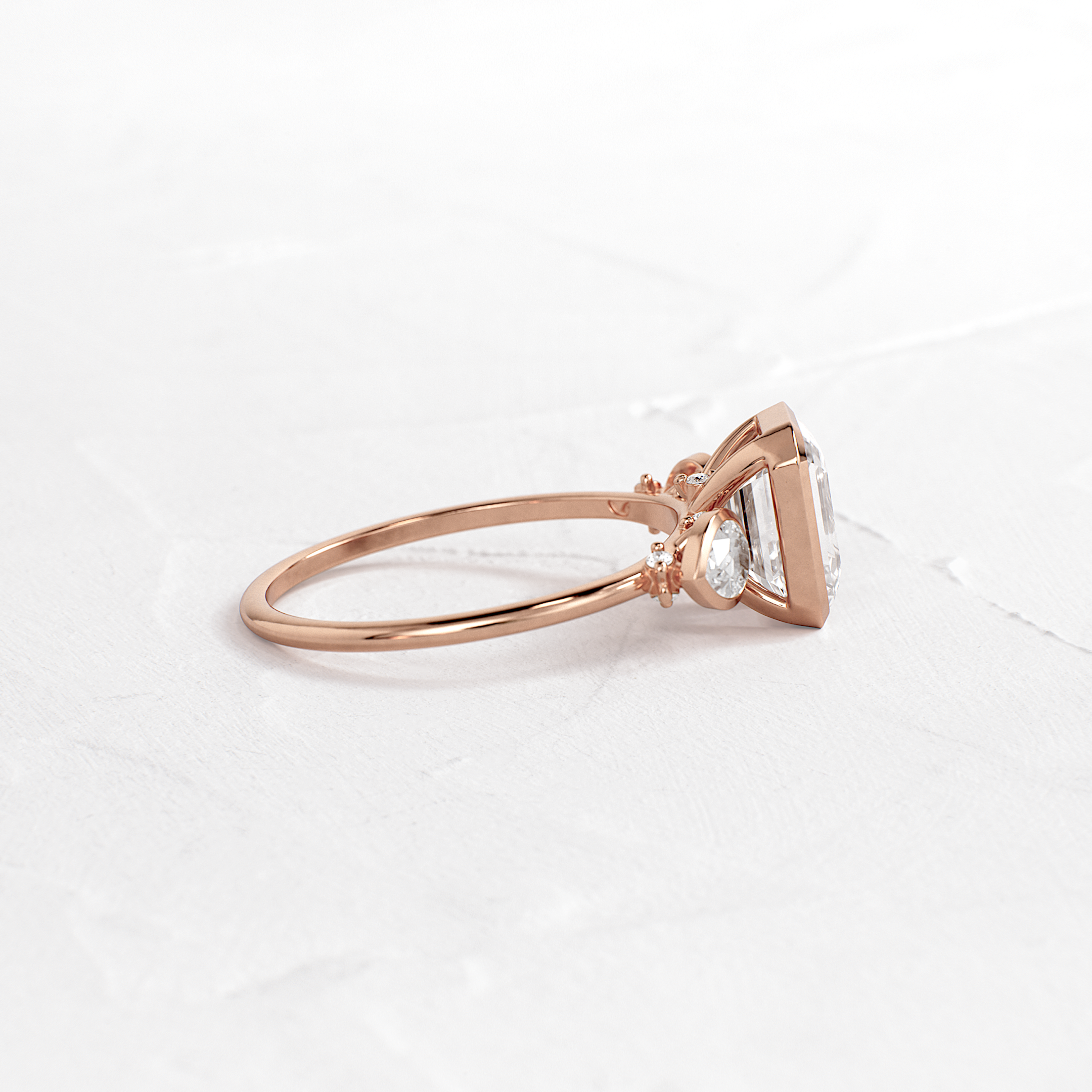 Solitaire-Oval Lab Grown Diamond Engagement Ring