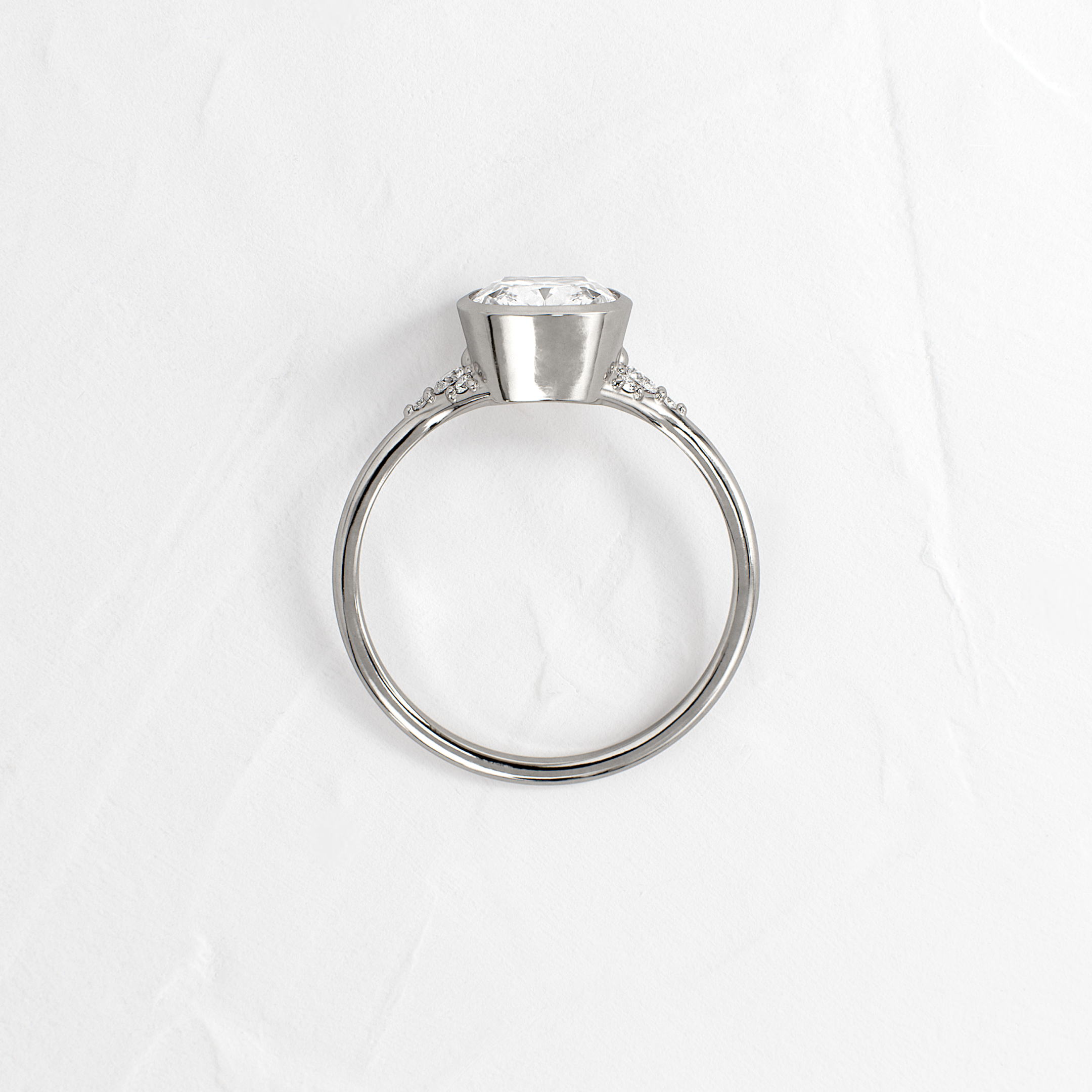 Solitaire-Oval Lab Grown Diamond Engagement Ring