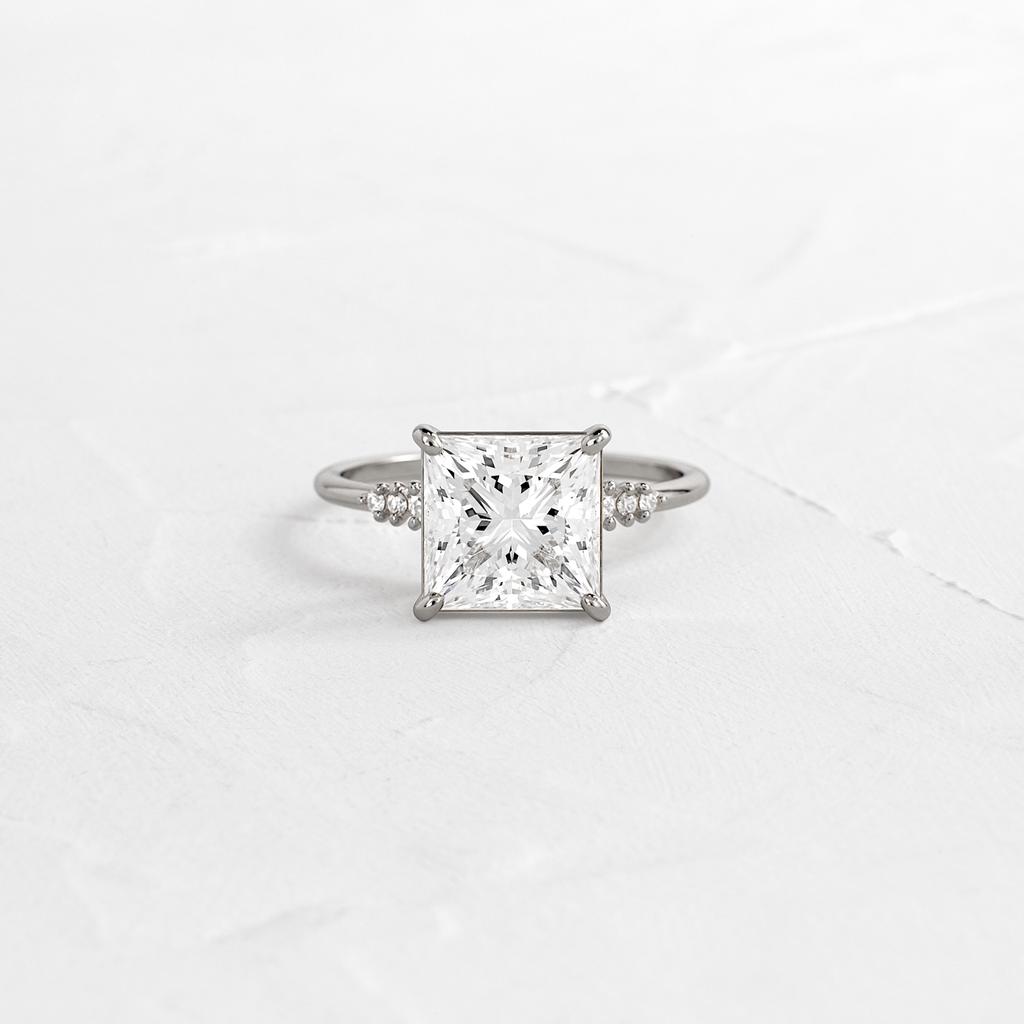 Solitaire-Oval Lab Grown Diamond Engagement Ring