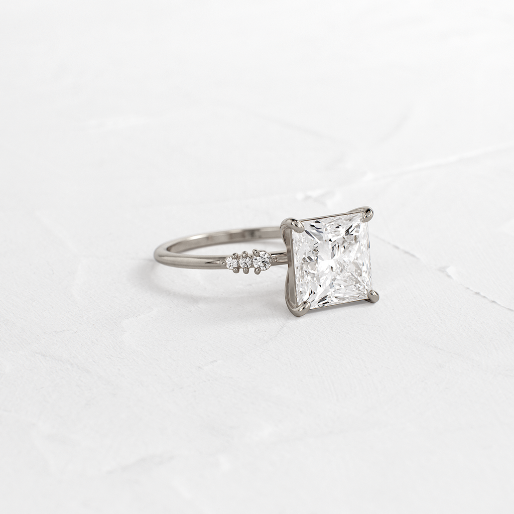 Solitaire-Oval Lab Grown Diamond Engagement Ring