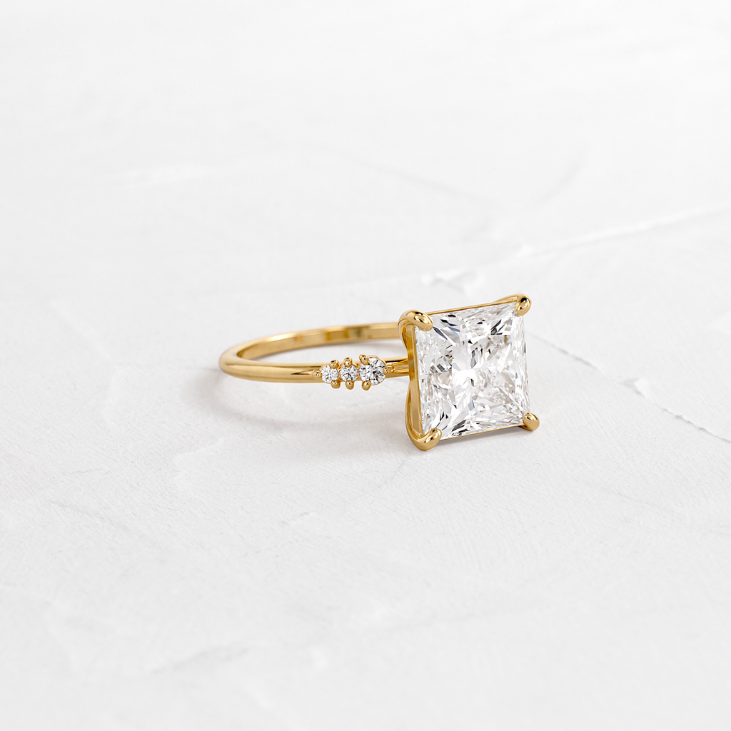 Solitaire-Oval Lab Grown Diamond Engagement Ring
