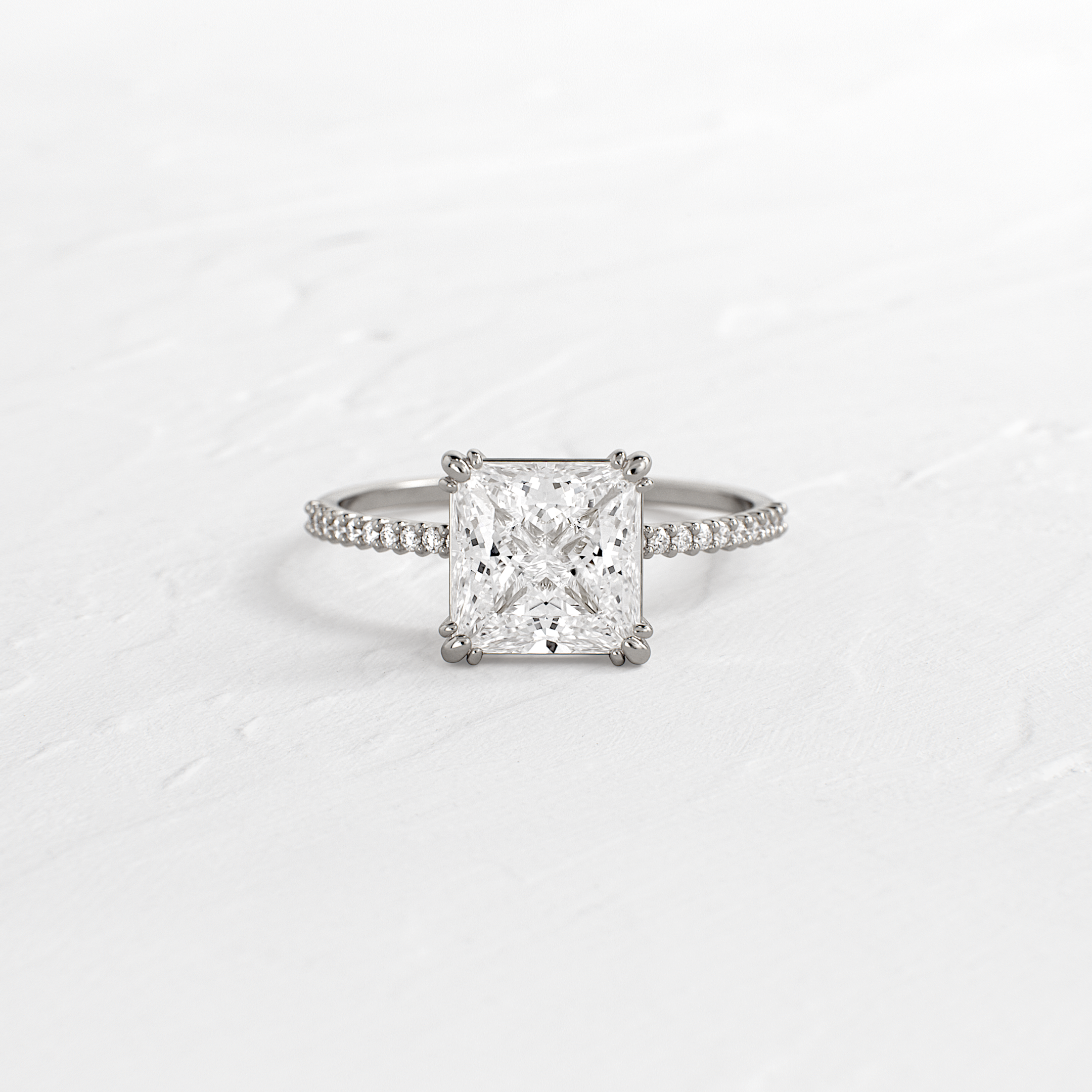 Solitaire-Oval Lab Grown Diamond Engagement Ring