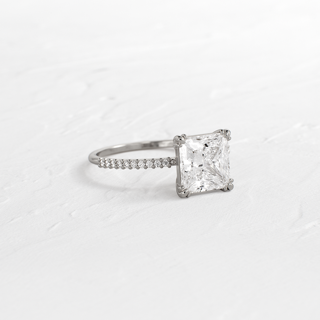Solitaire-Oval Lab Grown Diamond Engagement Ring