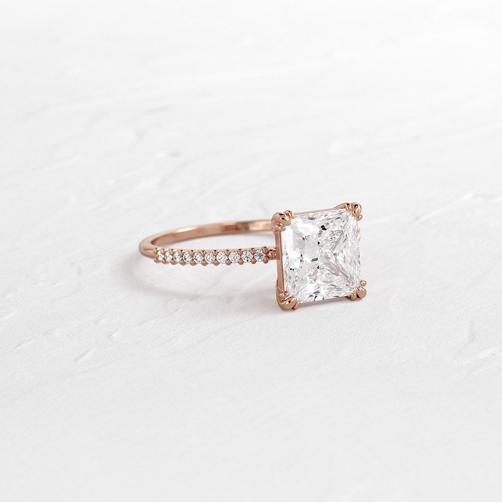Solitaire-Oval Lab Grown Diamond Engagement Ring
