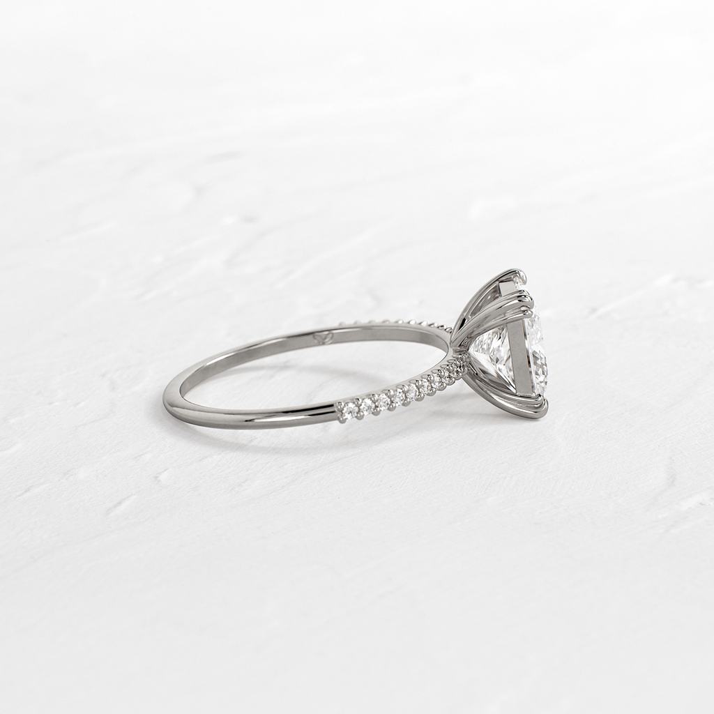 Solitaire-Oval Lab Grown Diamond Engagement Ring