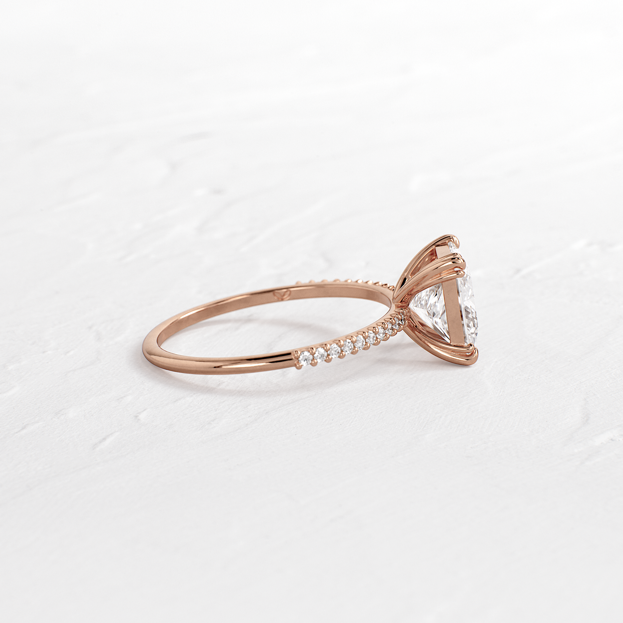 Solitaire-Oval Lab Grown Diamond Engagement Ring