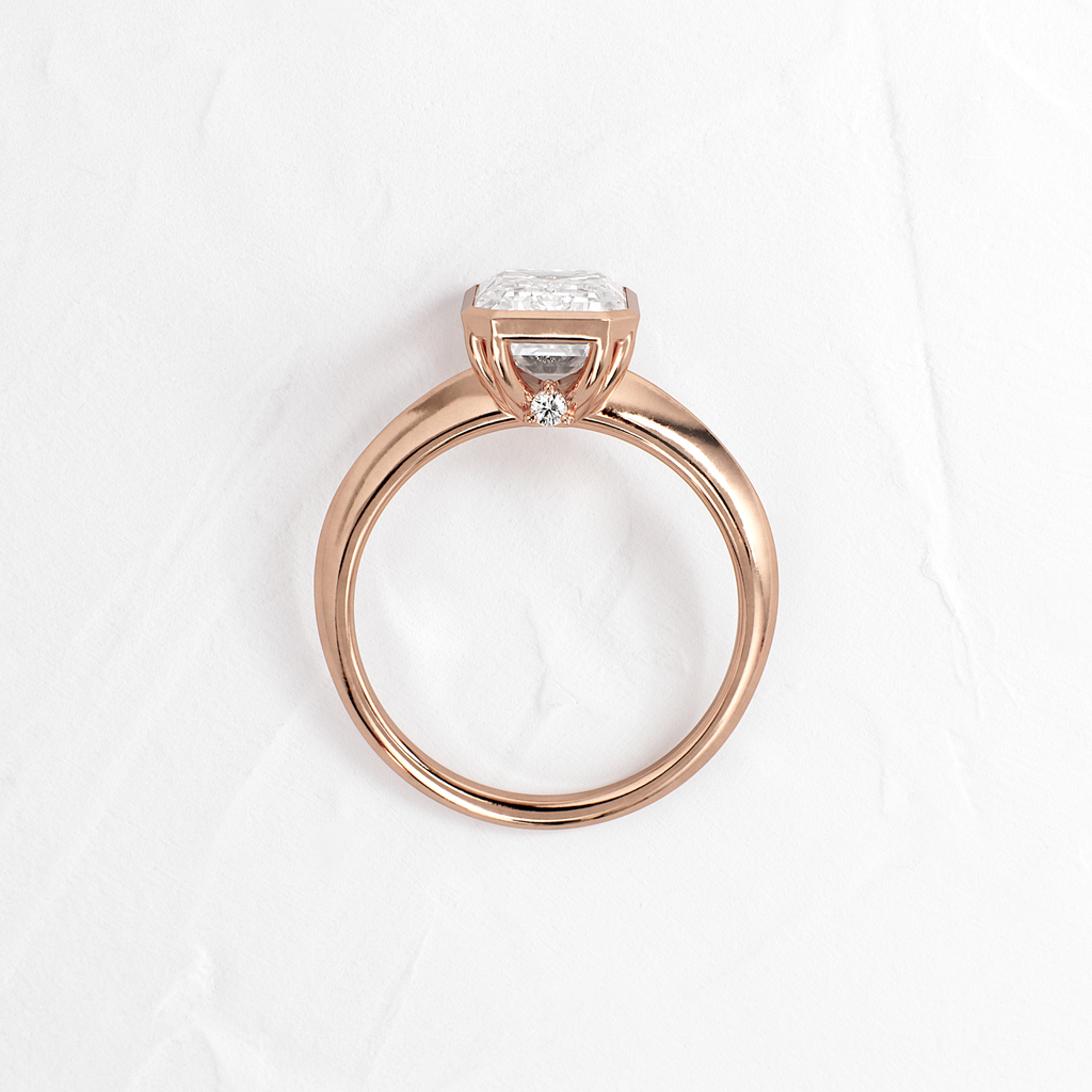 Solitaire-Oval Lab Grown Diamond Engagement Ring