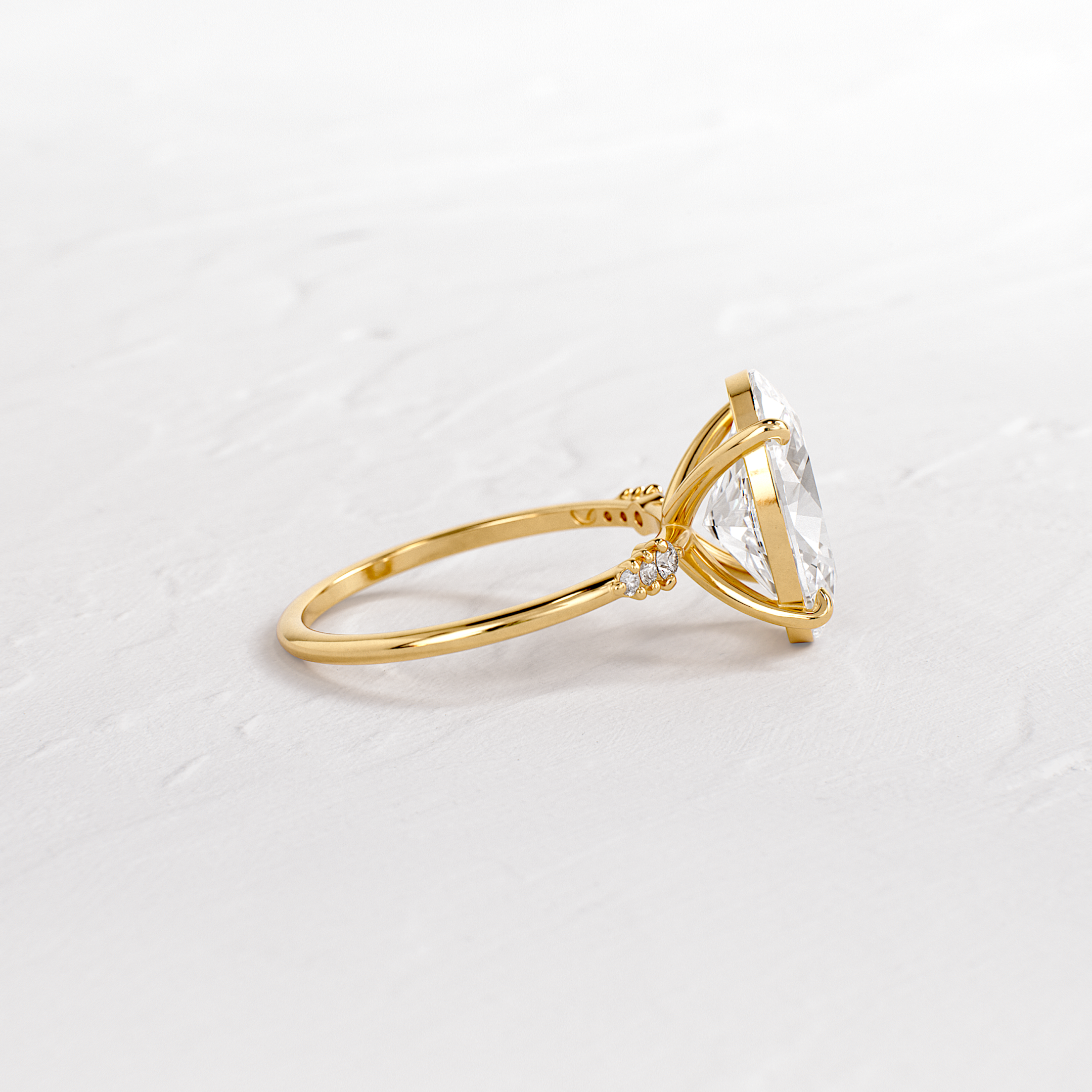 Solitaire-Oval Lab Grown Diamond Engagement Ring