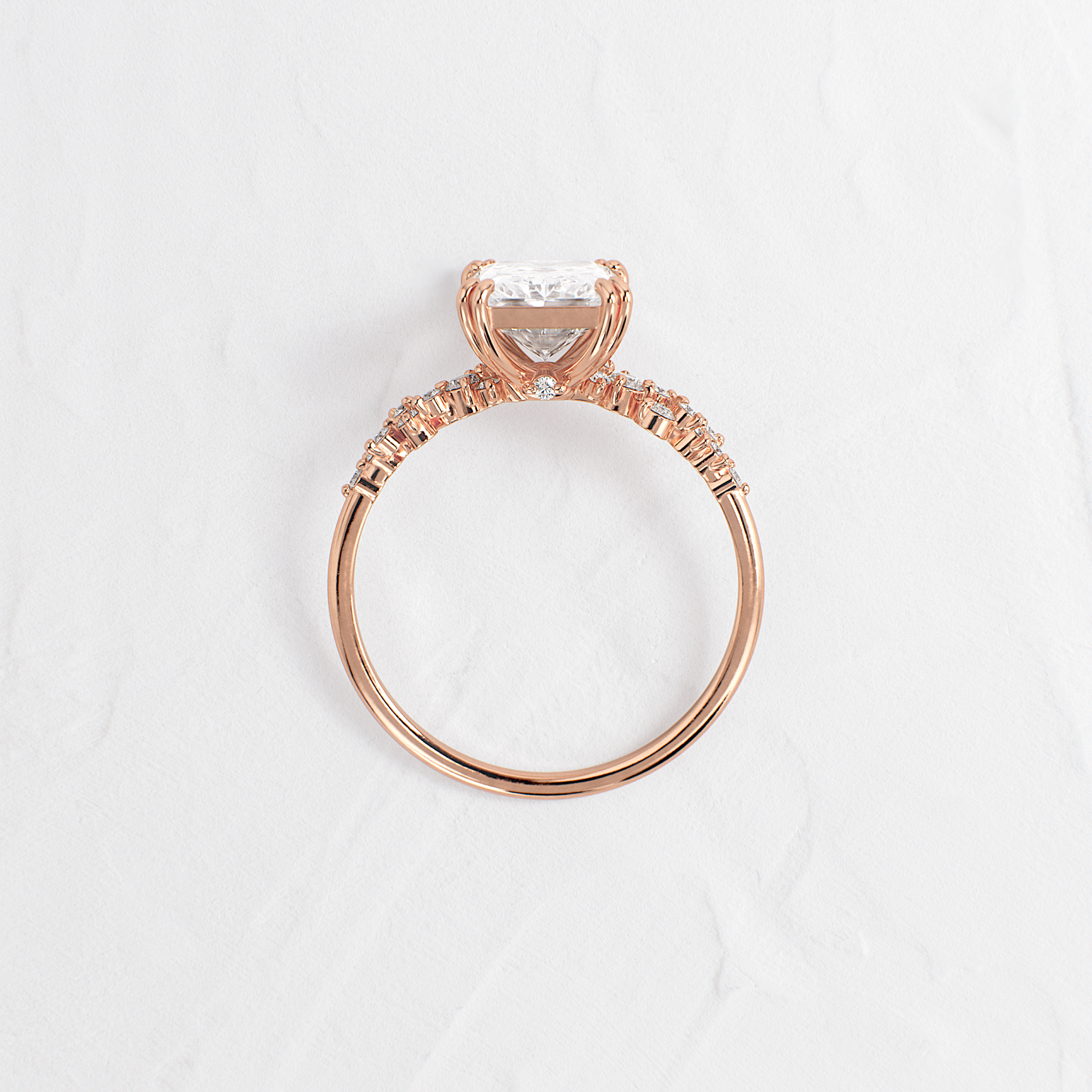 Solitaire-Oval Lab Grown Diamond Engagement Ring