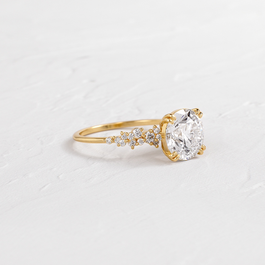 Solitaire-Oval Lab Grown Diamond Engagement Ring